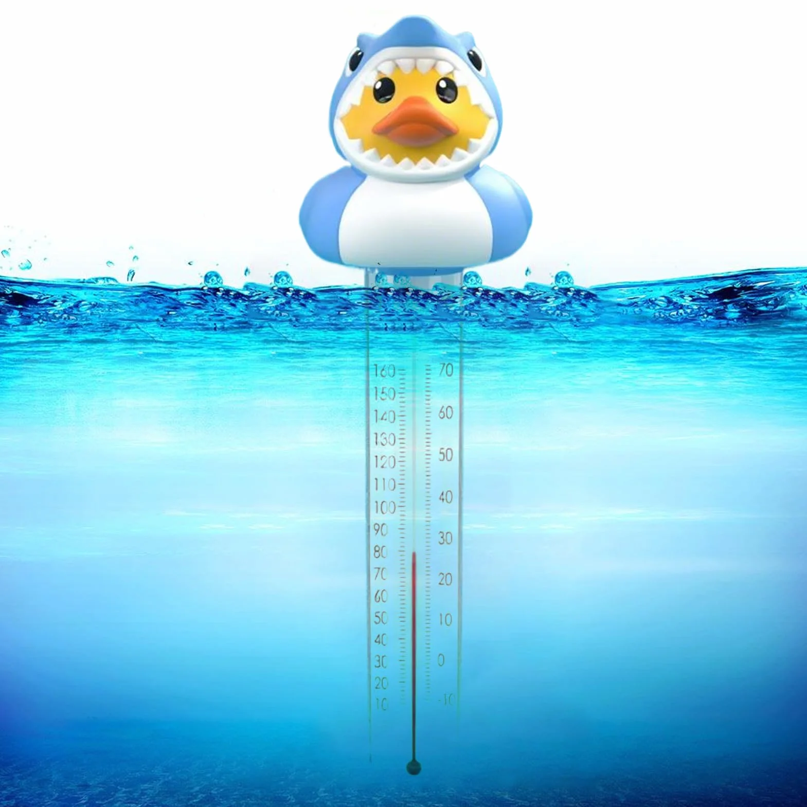 Thermomètre de piscine flottant canard – Facile à lire pour piscine extérieure