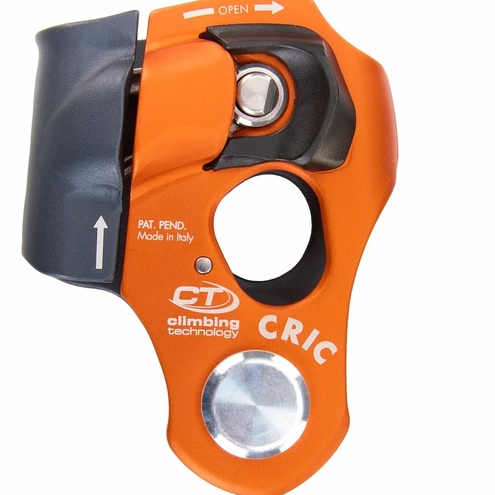 CLIMBING TECHNOLOGY Cric-Anthracite/Orange Accessoire d'assurance Mixte, Multicolore, Taille Unique