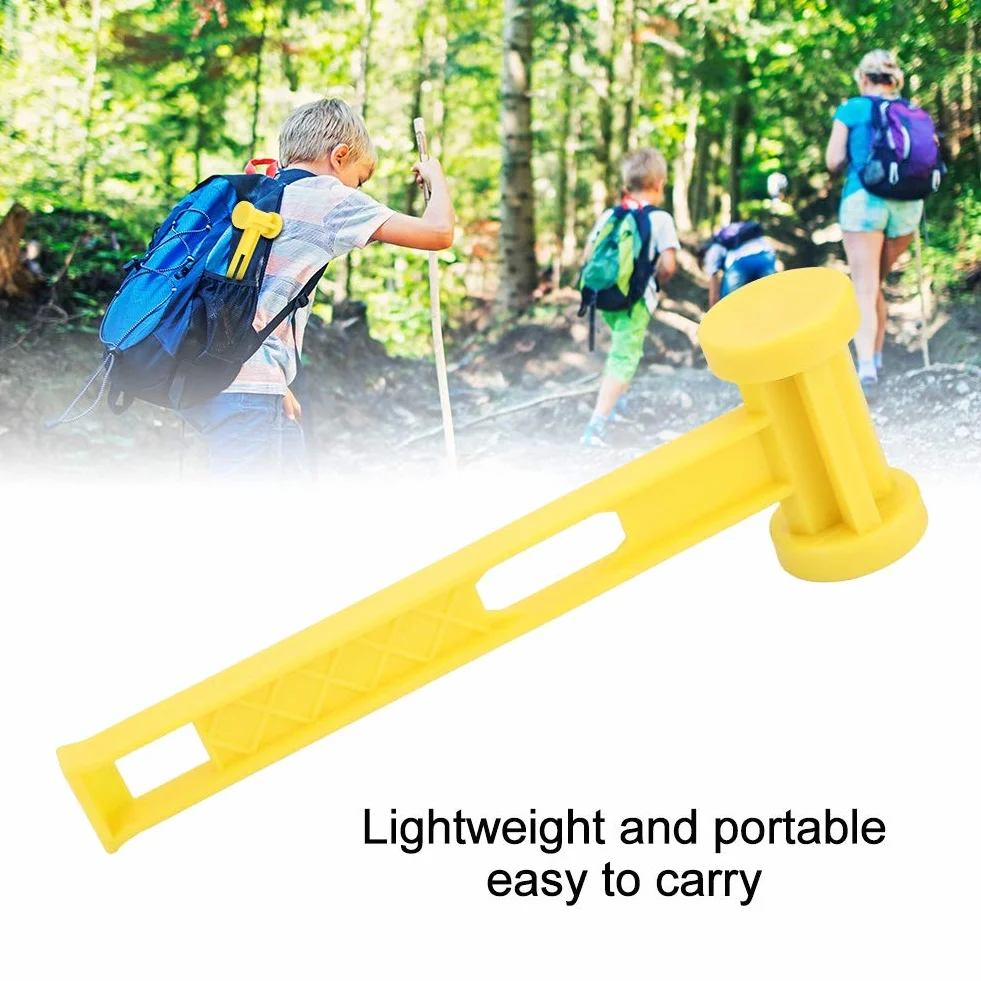 Zerone Tente Marteau, Portable En Plastique Maillet Au Sol Clous Marteau Tente Peg Marteau Accessoires Piquets Kit pour Camping Randonn?¡ì|e P?¡ìocheTentes de camping et accessoires,