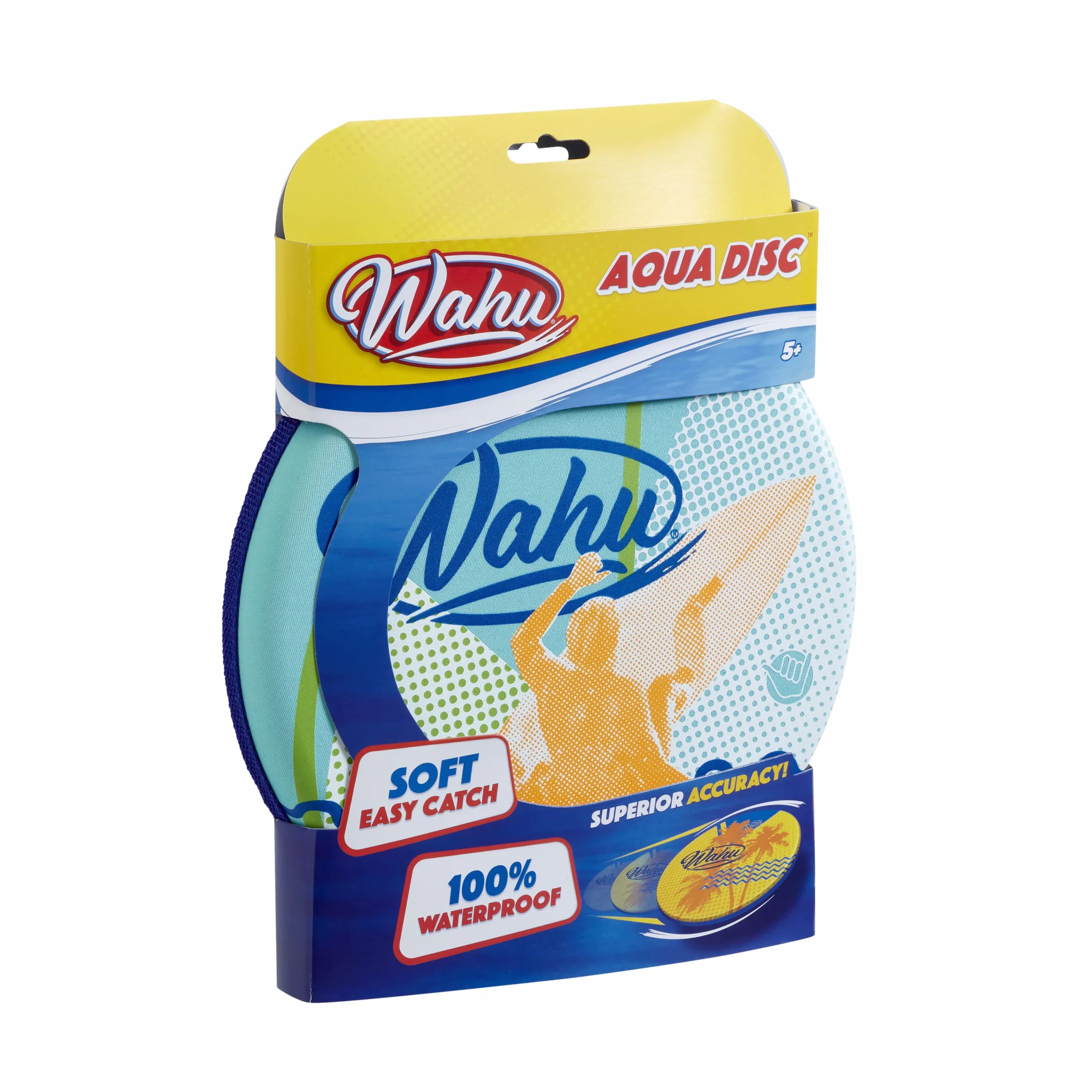 WAHU Aqua Disc Disque Volant 100% étanche - Jardin ou Plage - À partir de 5 Ans