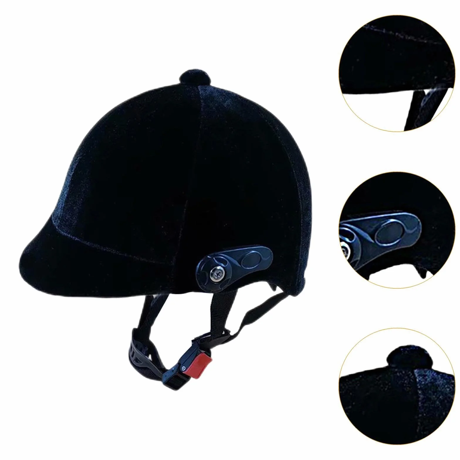 Casque D'équitation, équipement de Casque équestre, Casquette D'équitation Légère et Réglable, Chapeau de Chevalier, équipement D'équitati