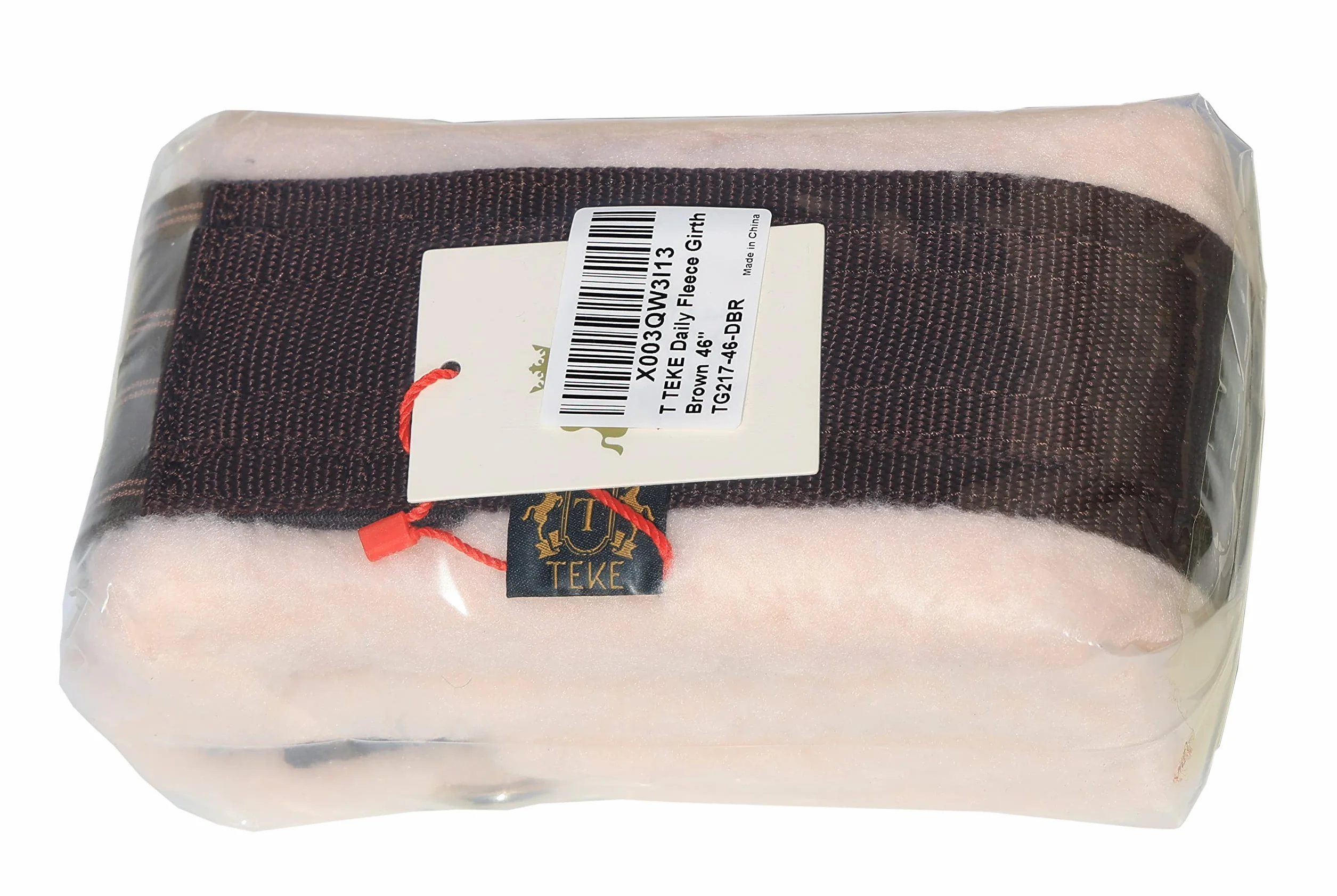 T TEKE Sangles anglaises quotidiennes pour chevaux : rembourré avec polaire, élastique double face robuste et boucles en acier inoxydable (tailles 96,5 - 142,2 cm)