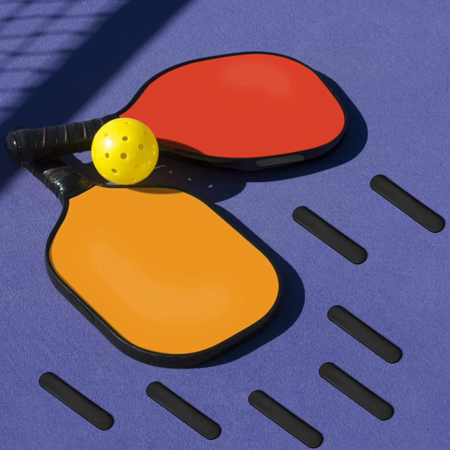Bande de Plomb Pickleball Autocollante, 3g, Ruban de Plomb Adhésif pour Raquette, Protection de Bord, Augmentation Puissance Vitesse (Noir)