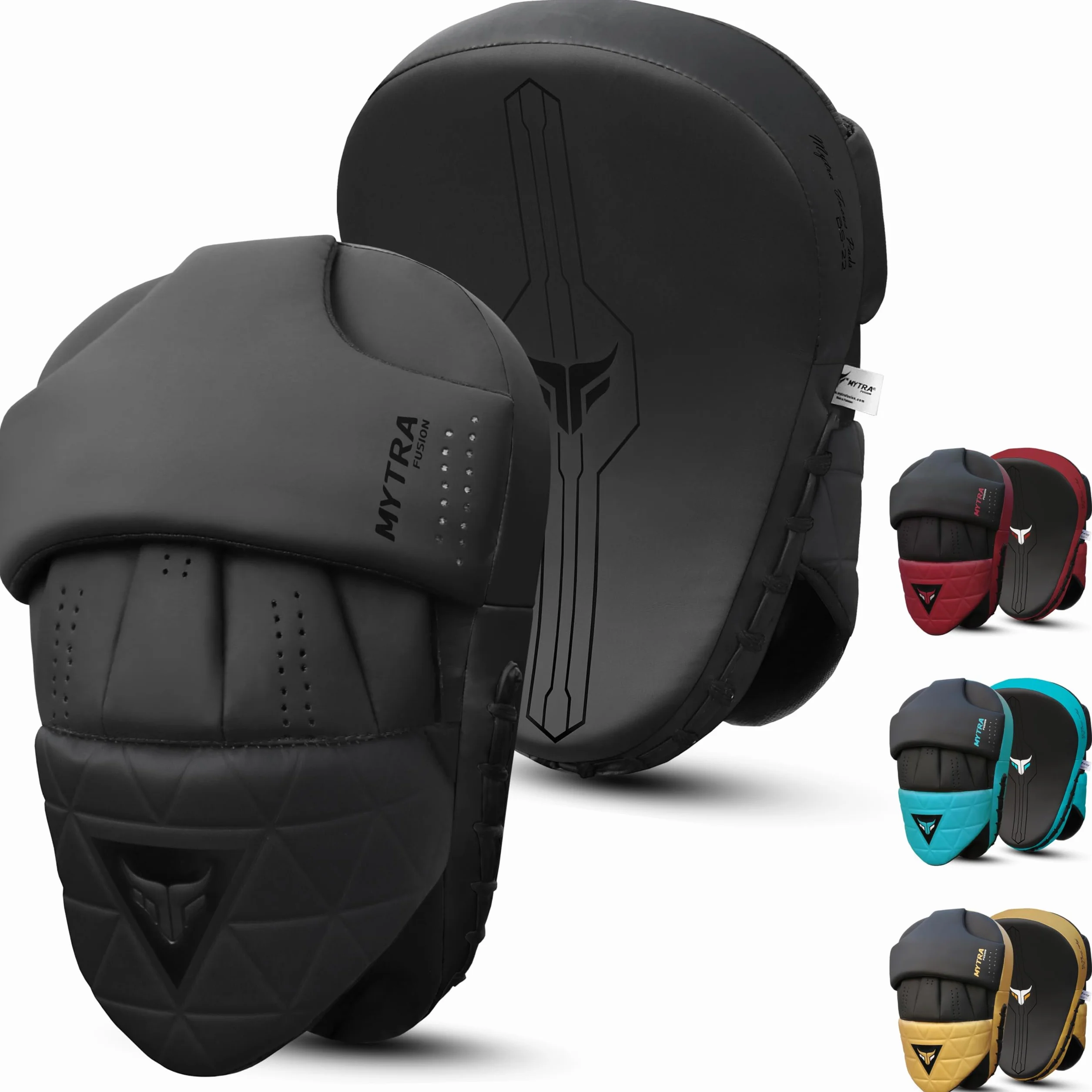 Mytra Fusion Patte d'ours Boxe incurvés Pattes d'ours de Boxe MMA, Muay Thai, Arts Martiaux, Coup de Poing, Entraînement de karaté Patte d'ours