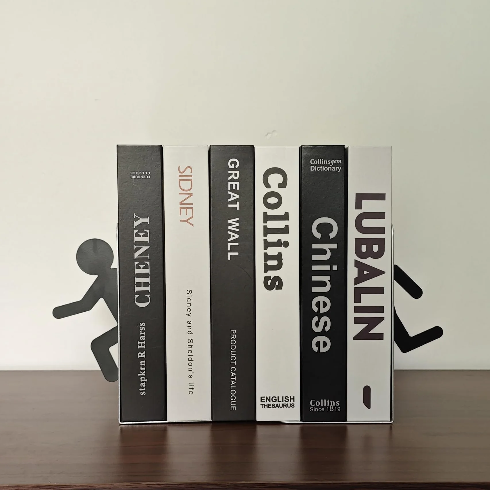 Serre-Livres de Portail en Métal Robuste, Cadeau Créatif pour Amateurs de Jeux