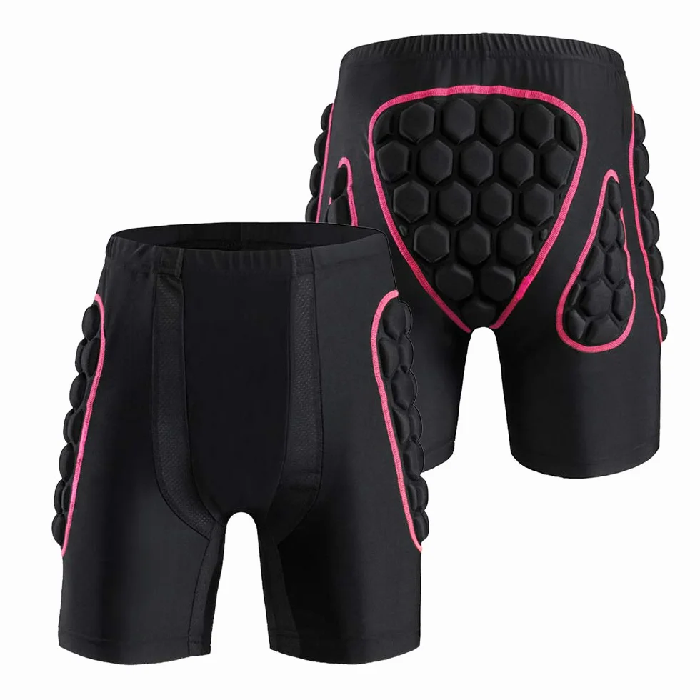 Karlak Short de ski de protection des hanches, short rembourré de protection des hanches pour femme, short de protection des hanches pour snowboard, patinage, ski, équitation