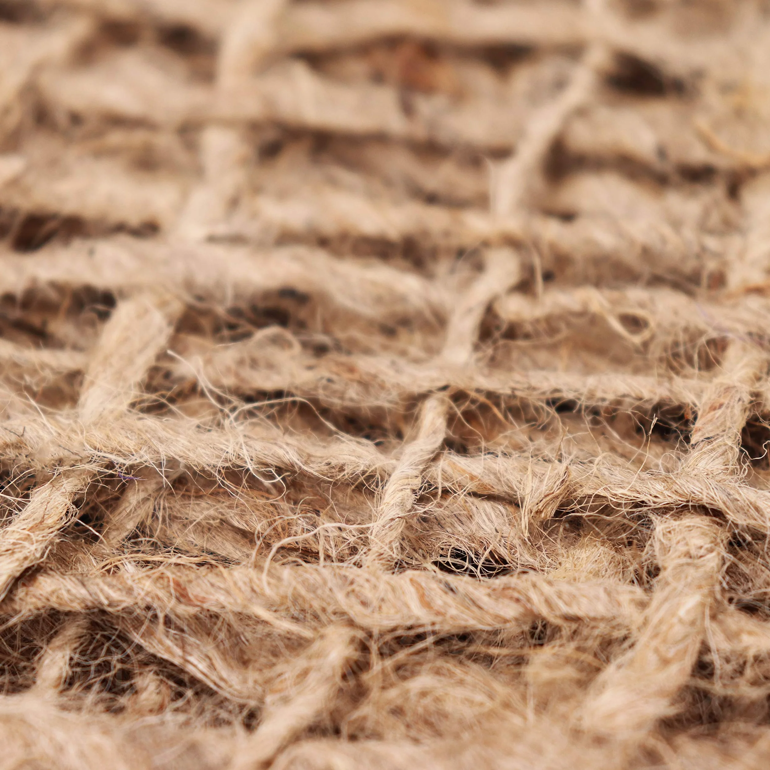 Tapis de sol en toile de jute 1,20 m de large Jute Grosse mailles pour étang Sécurité pente 5m