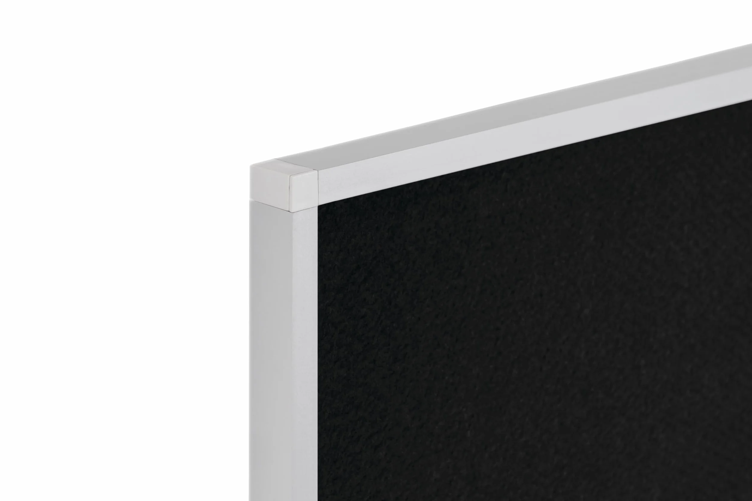 Bi-Office New Generation Tableau d'affichage en Feutre Cadre Aluminium 90 x 60 cm Noir