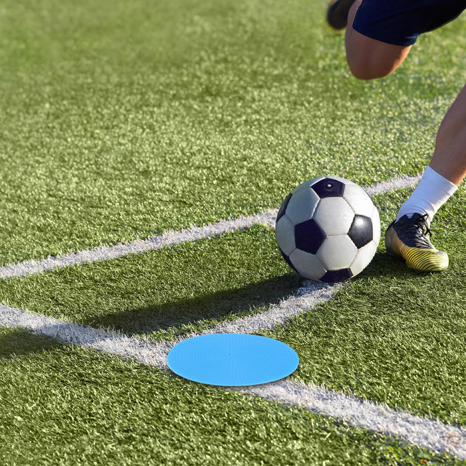 Lot de 12 Disques de Marquage Colorés en Plastique pour Football et Agilité