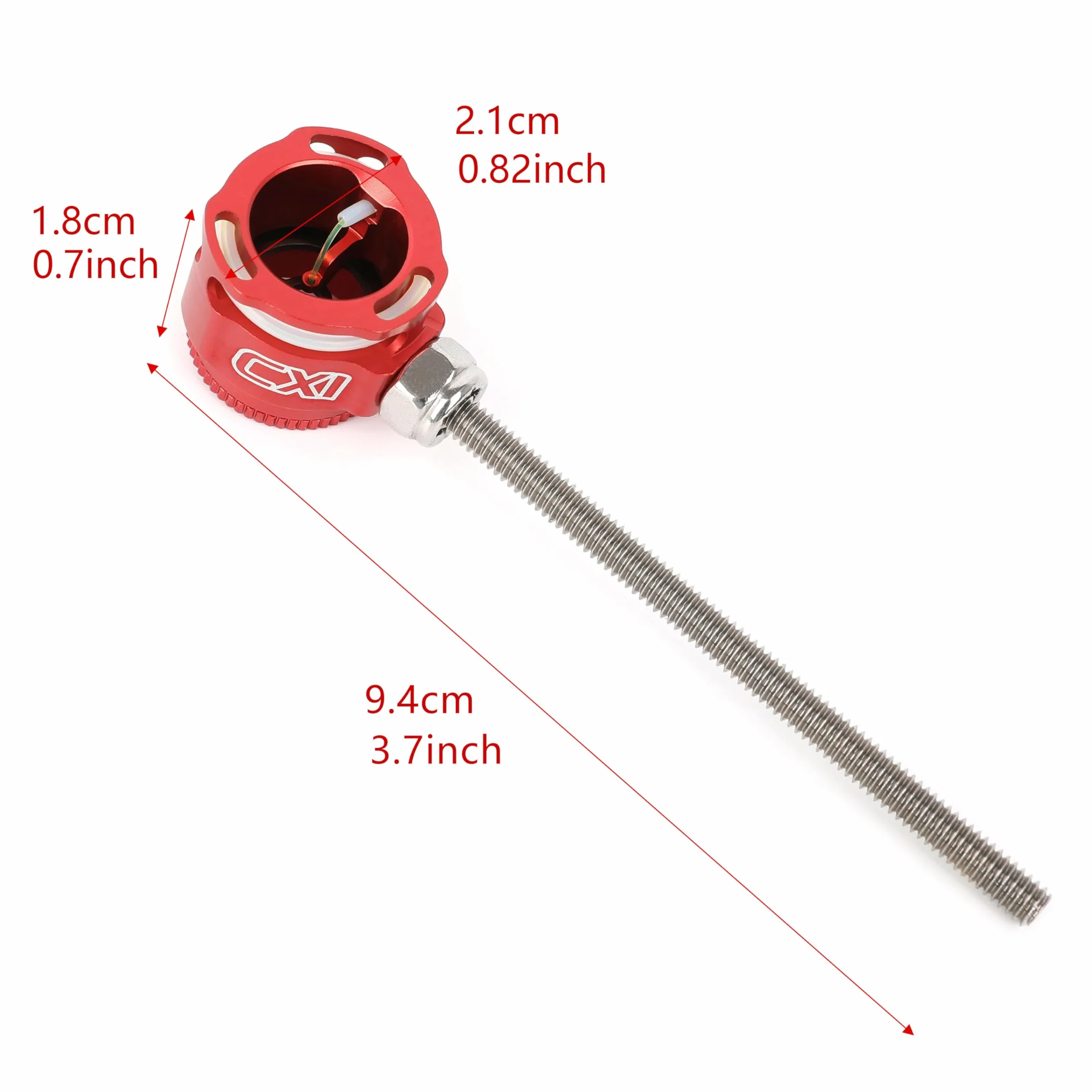 Viseur d'arc recurve pour Le tir à l'arc,Pointe de Mire de 0.019”,Point de visée en Fibre Optique,Viseur en Aluminium,pour la Chasse et Le tir