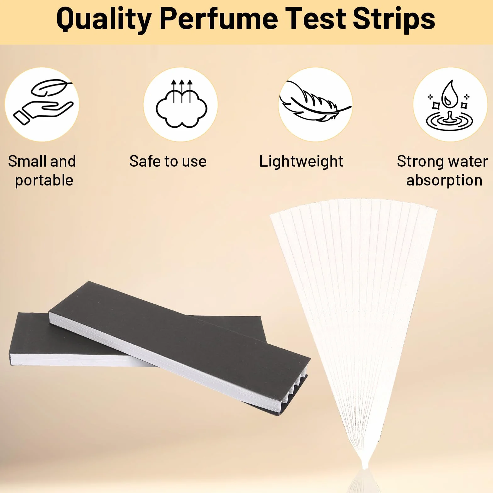 600 PCS Bandelettes Olfactives en Papier pour Test de Parfum et Huile Essentielle