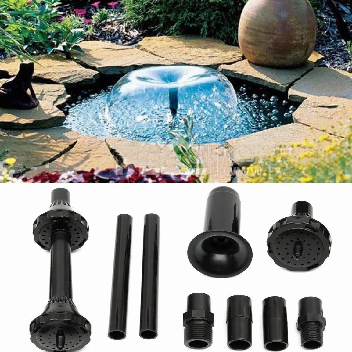 Kit de Buse pour Pompe Submersible Piscine, 9 Pièces