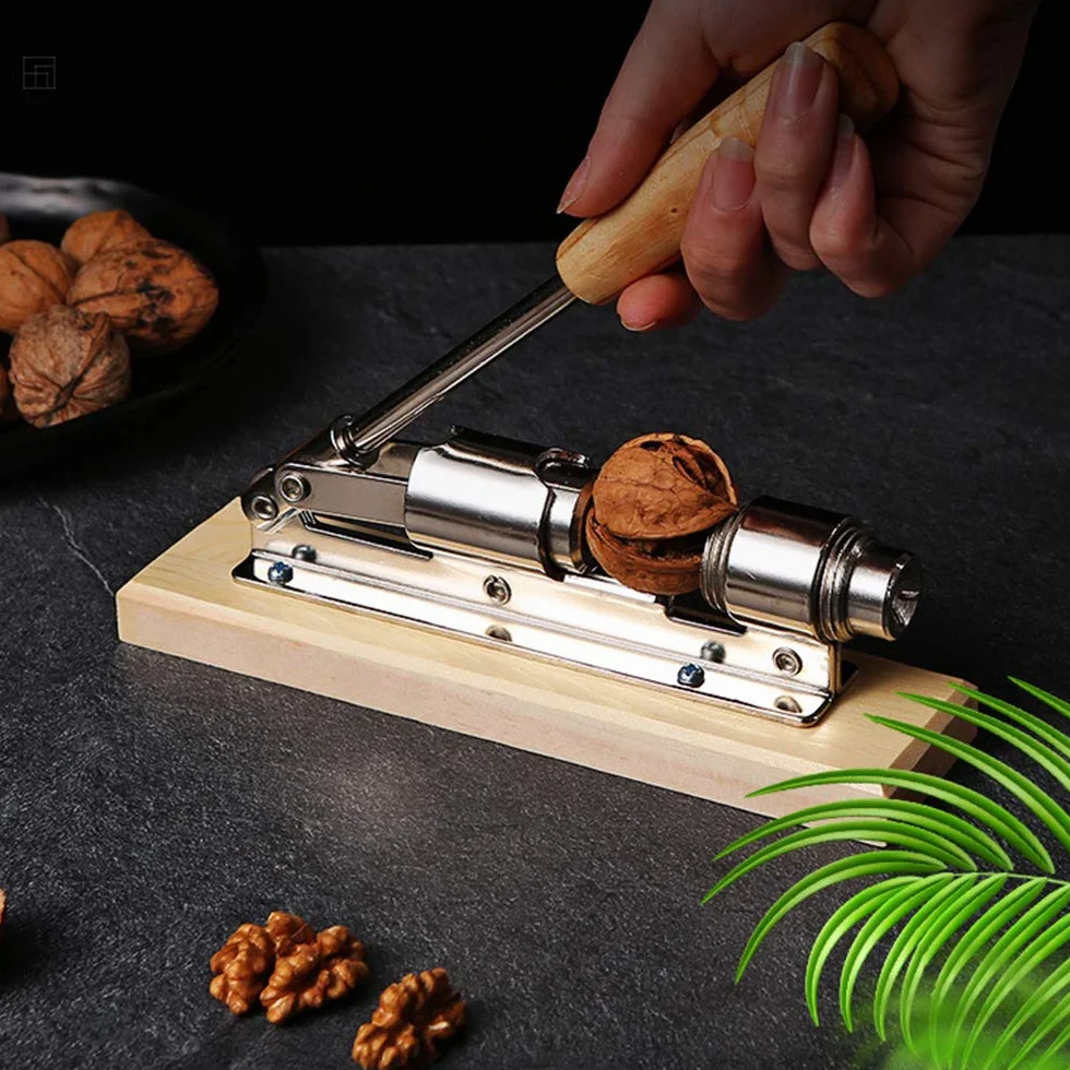 Casse-Noisette Manuel Inoxydable Pince à Châtaignes Ouvre-Écrou Cuisine