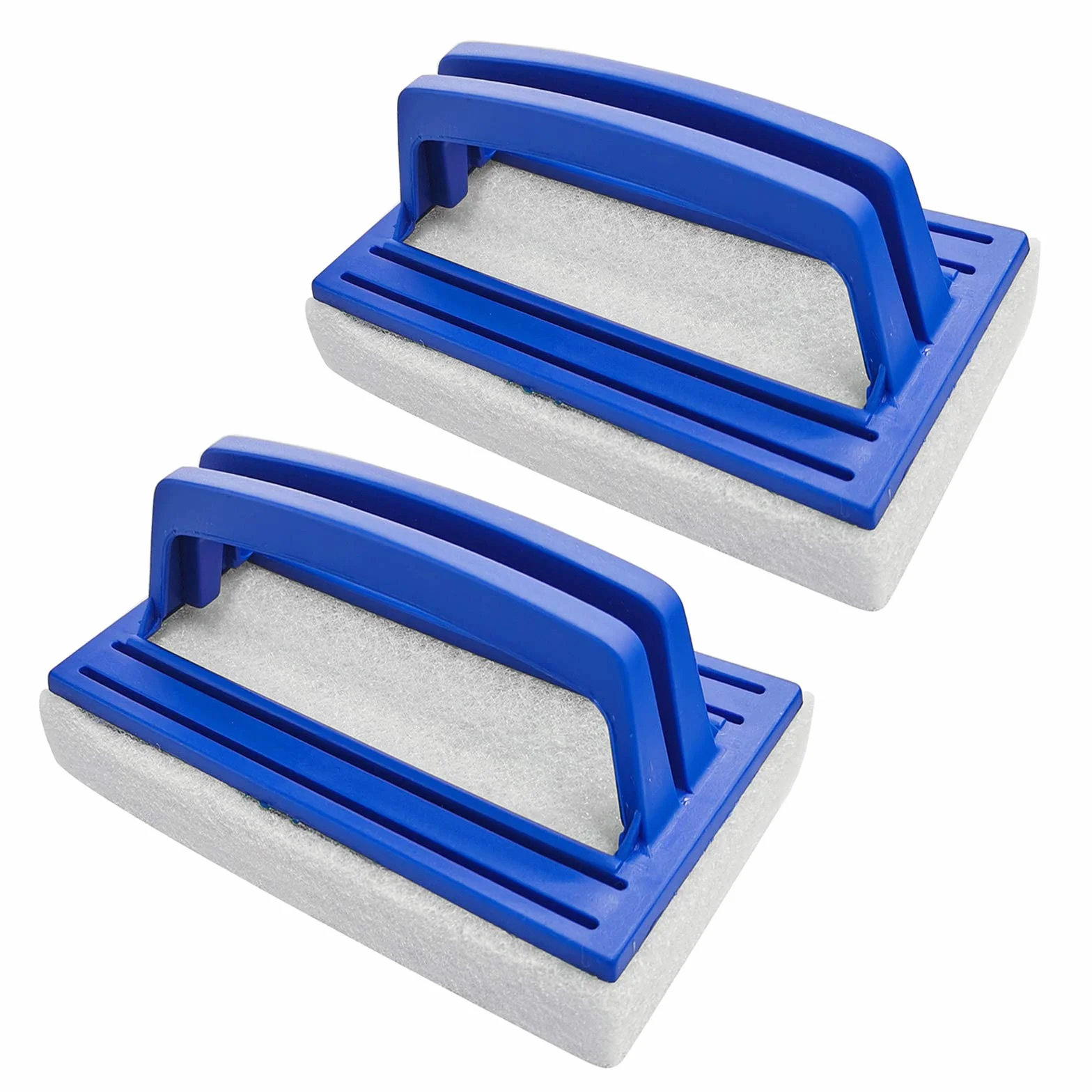 Brosse Éponge Ligne d'Eau Plastique 2 Pièces pour Nettoyage Plancher Mur Spa Baignoires