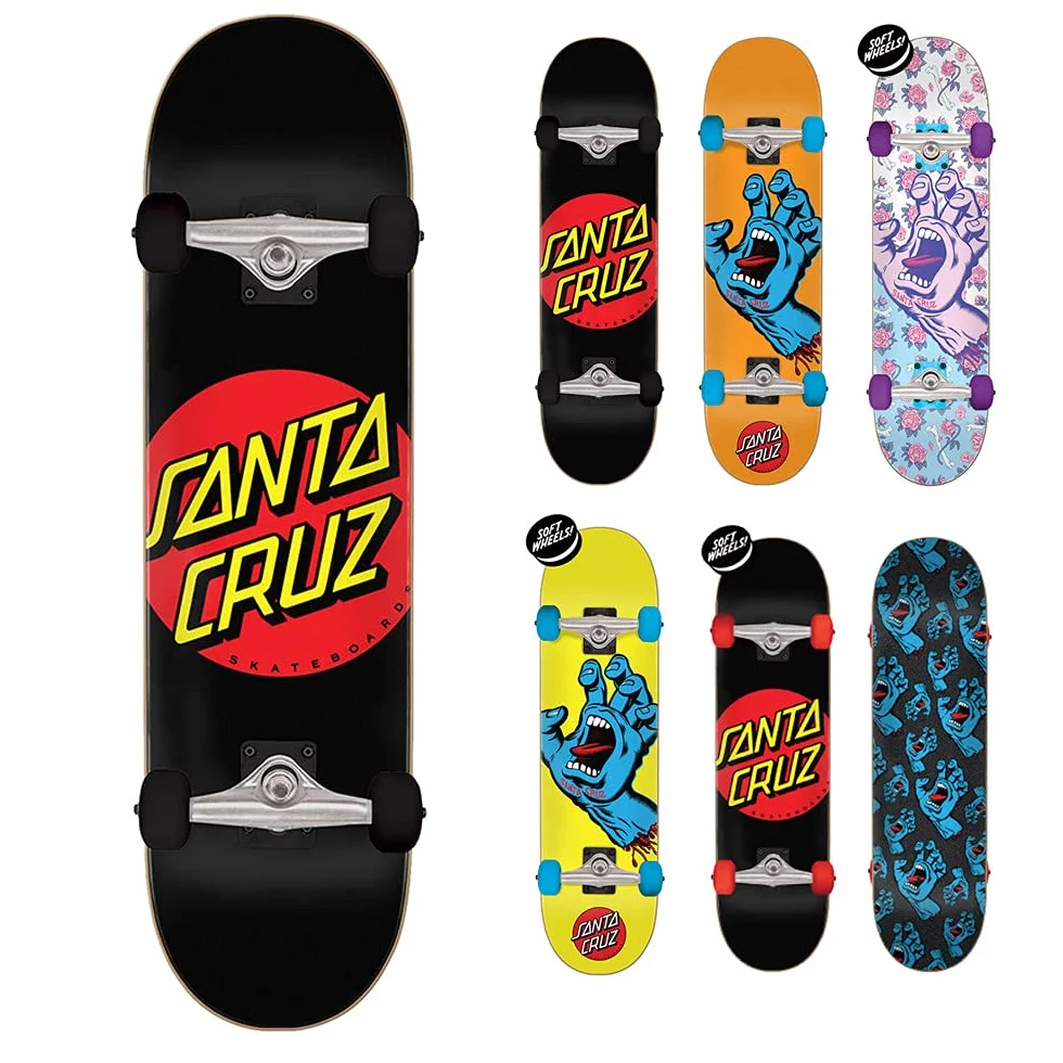 SANTA CRUZ Skateboard 20,3 x 80,2 cm avec point classique
