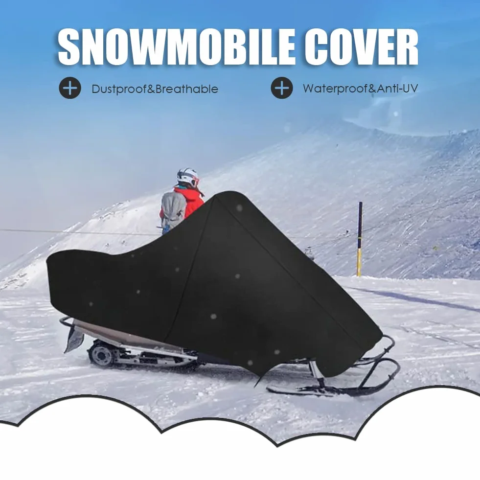 Housse de protection motoneige Polaris Skidoo Yamaha imperméable avec cordon élastique