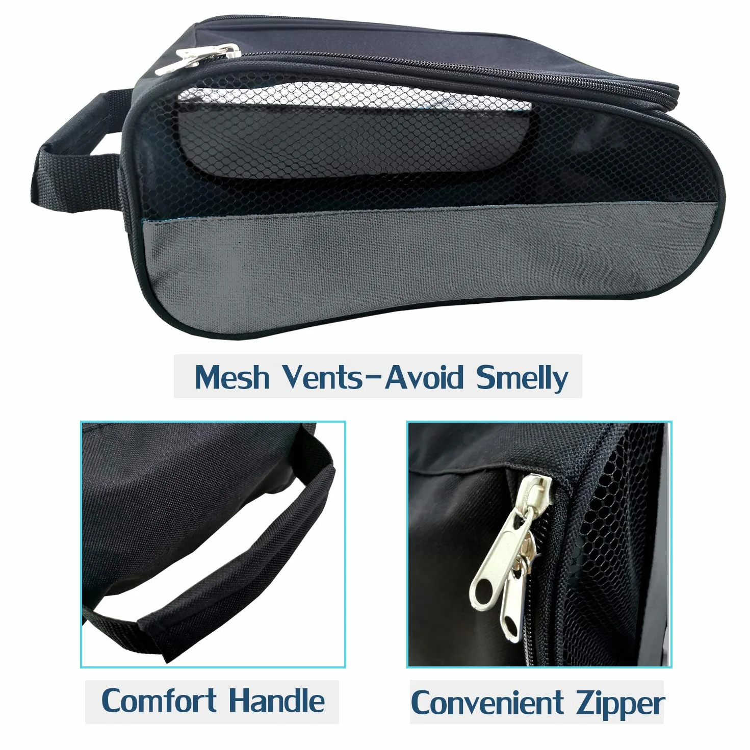 Sac à Chaussures de Golf pour Homme/Femme, Sac de Transport avec Ventilation