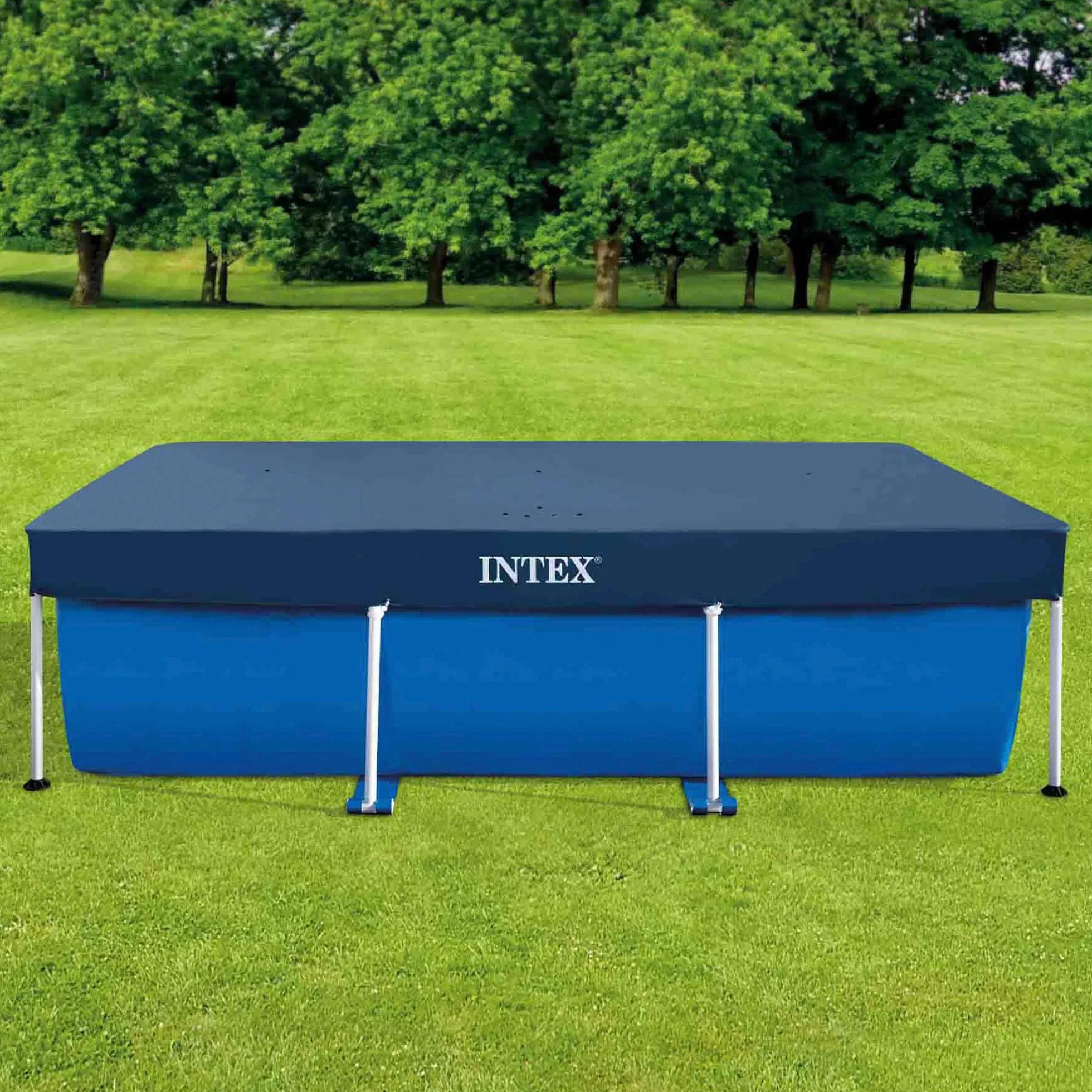 Intex bâche Protection Piscine rectangulaire Tubulaire 3m x 2m