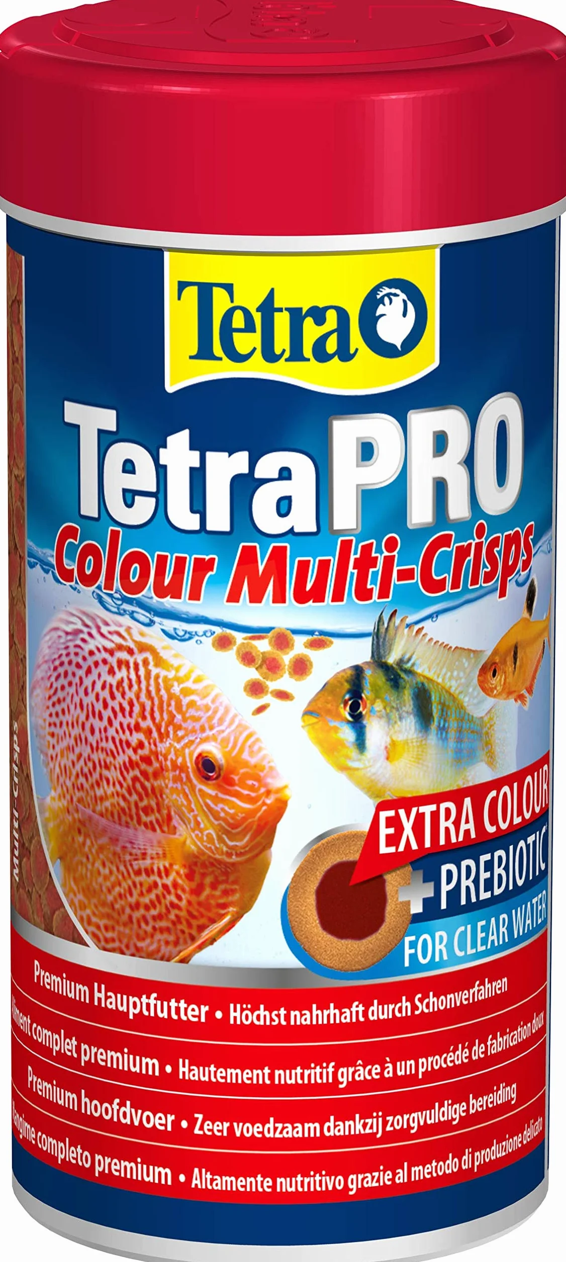 Tetra Pro Colour Multi Crisps Aliment complet pour poisson d'ornement tropical, Boîte 250 ml
