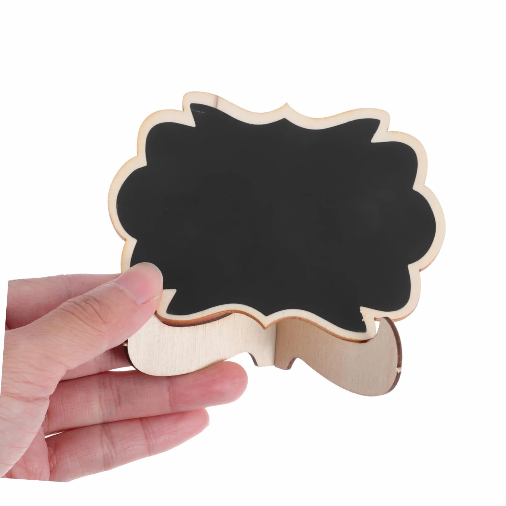 Healifty 10 Pièces Mini Panneaux Noirs pour Affichage Alimentaire Étiquettes de Buffet Ardoises Effaçables Réutilisables