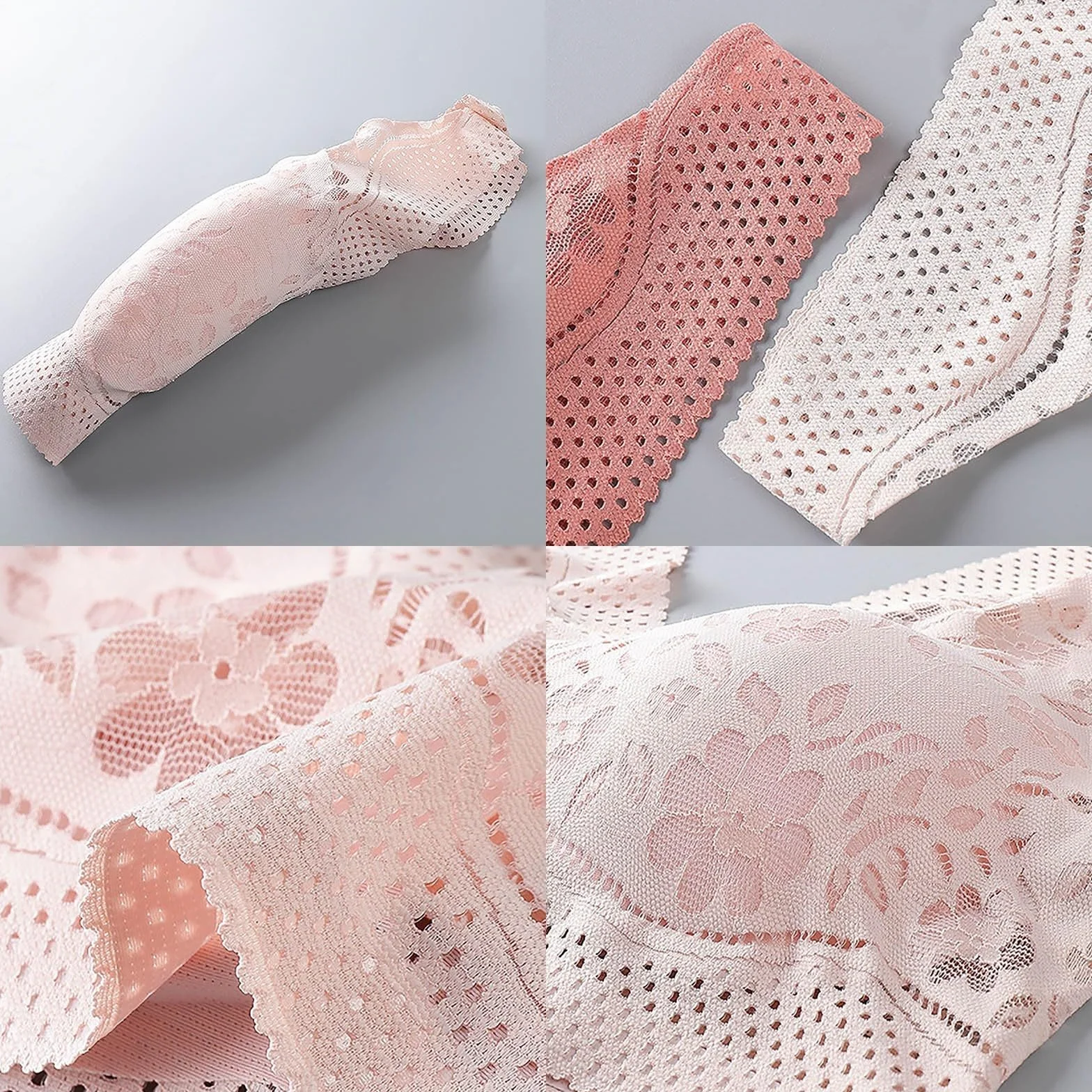 Lot de 3 Soutien-Gorge sans Armature, Sport Femme Élégant à Impression 3D Respirante