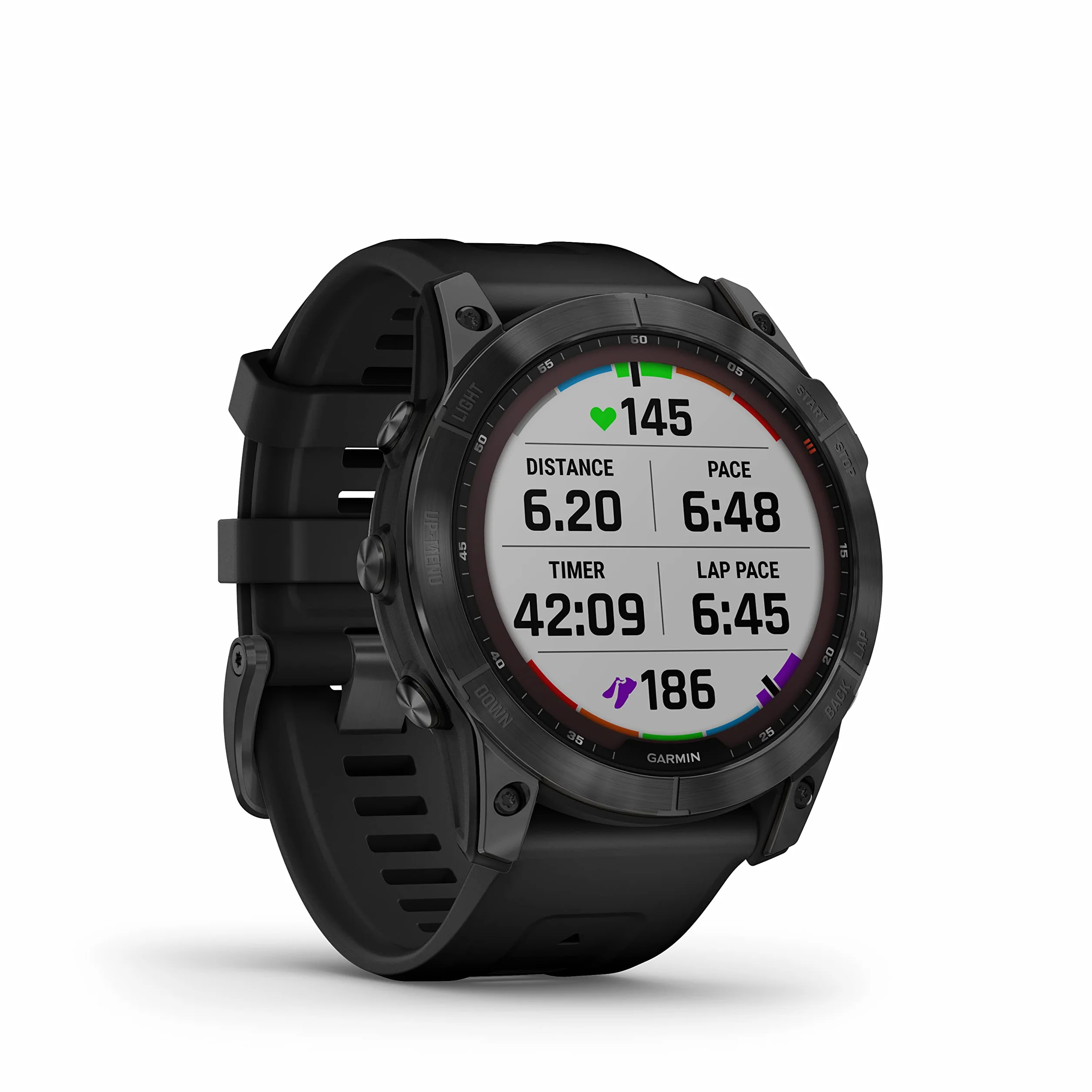 Garmin fenix 7X Solar Montre GPS Multisports Haute Performance 51 mm Noir