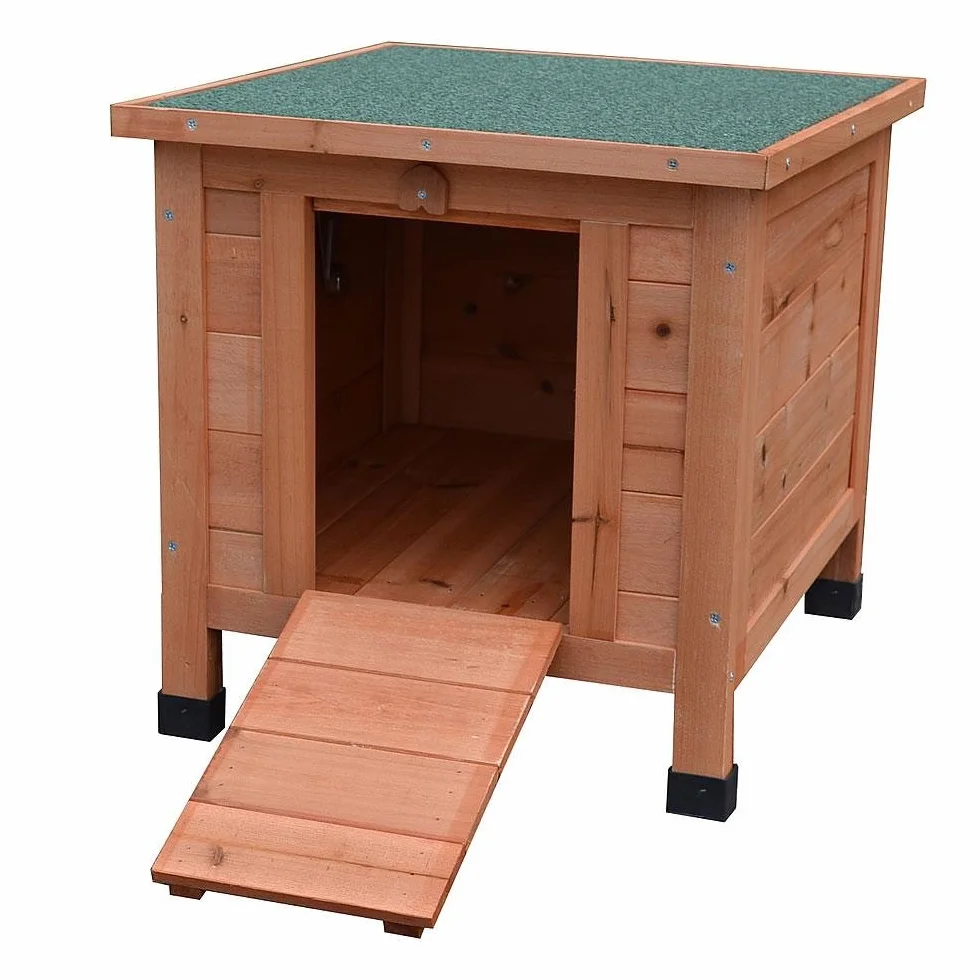 Melko Maison pour hérisson 50 x 45 x 43 cm Marron vert résistante hiver