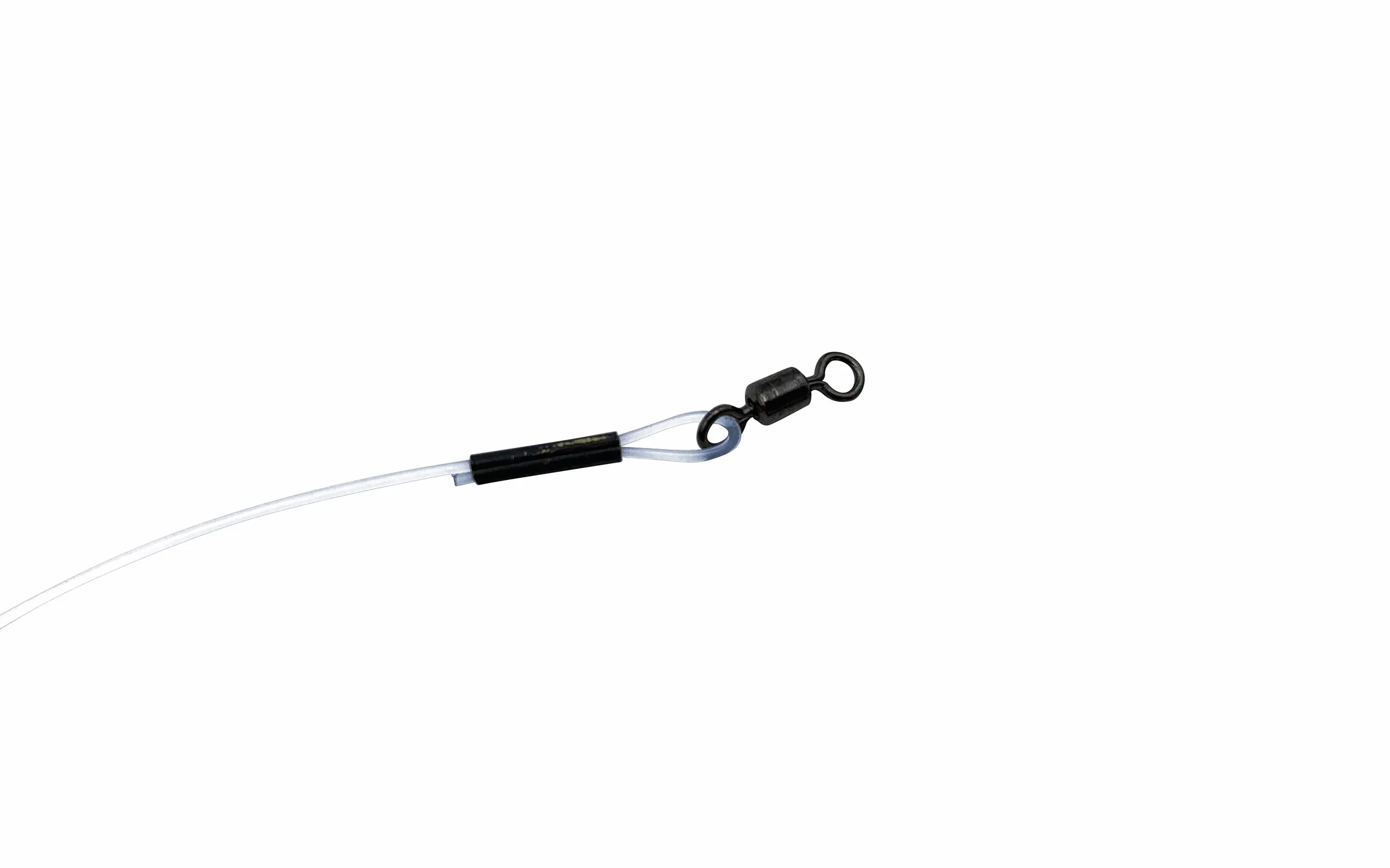 PetrisCatch Lot de 5 bas de ligne en fluorocarbone avec mousqueton pour brochet, 25 cm/40 cm, 12 kg/20 kg