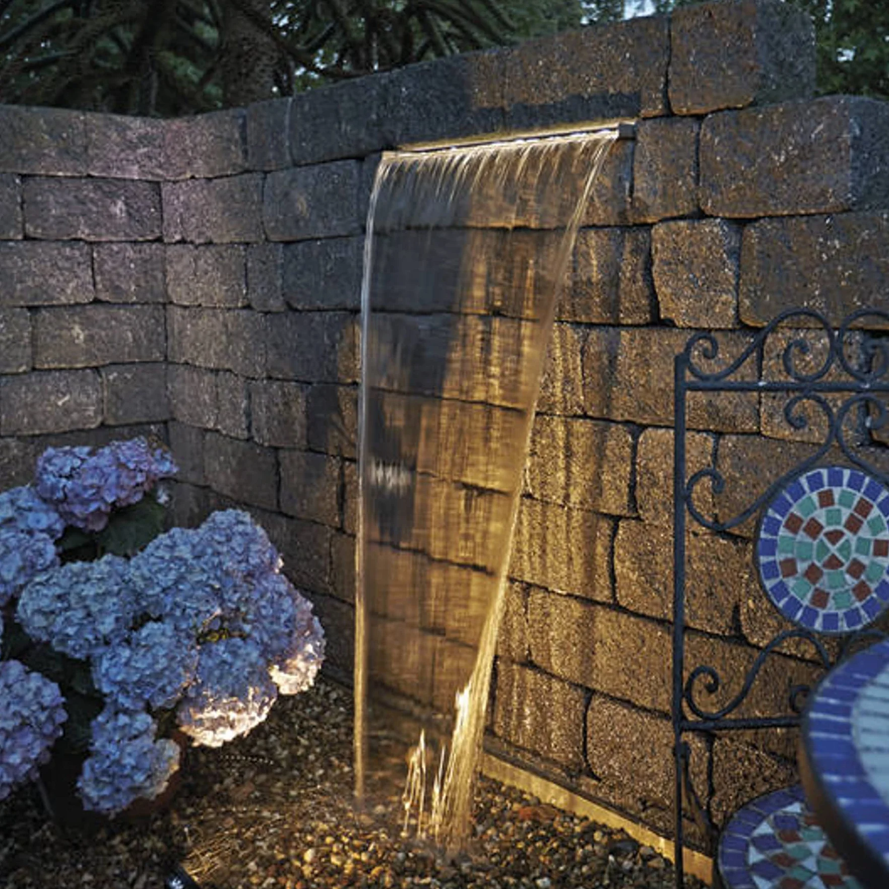 Oase Lame d'Eau Illumination 60 cm argent
