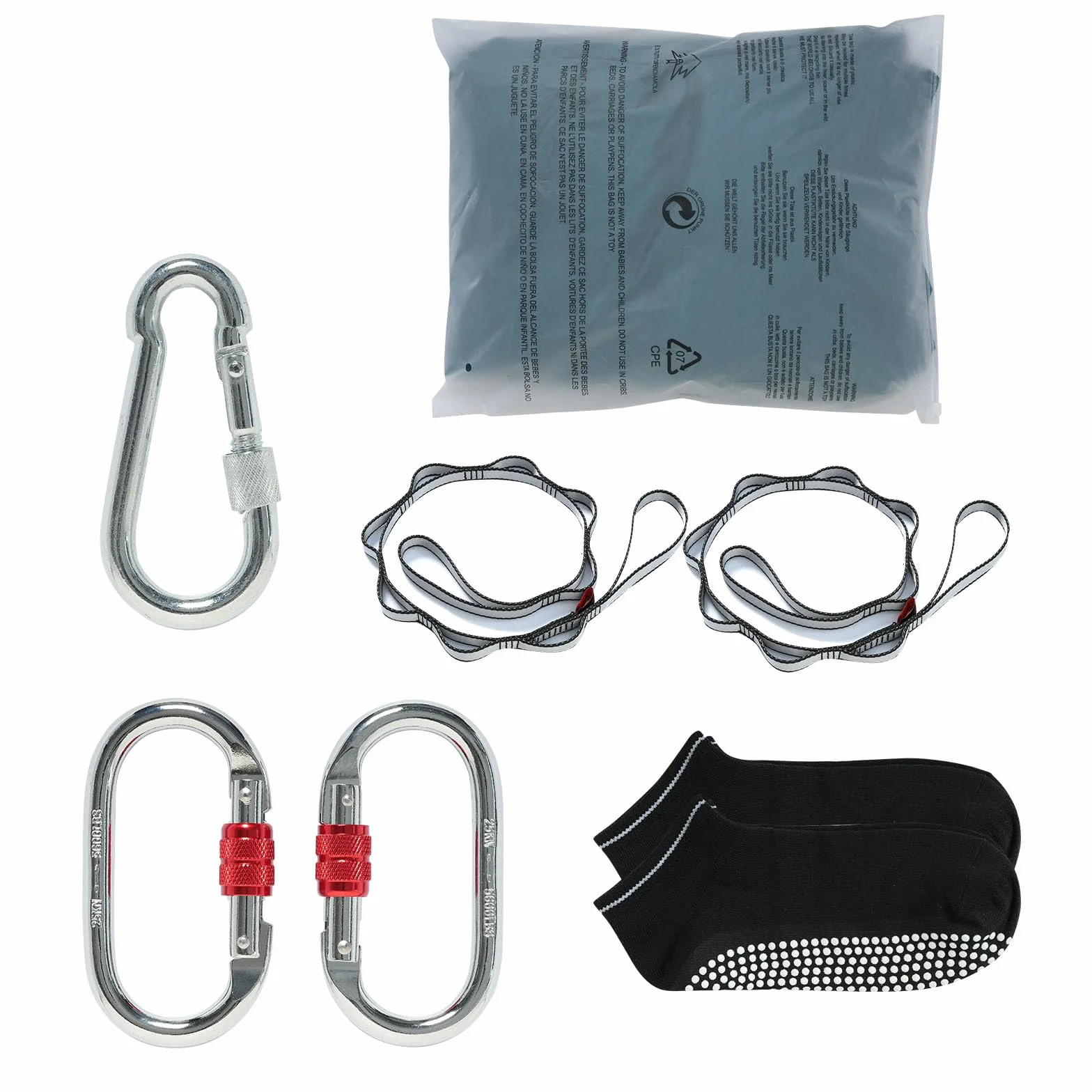 VEVOR Hamac de Yoga Aérien 5x2,8 m Kit Balançoire de Yoga Inversion Danse Aérienne en Nylon 100 g/m² Charge 1000 kg Vol Anti-gravité d'Air pour Fitness Musculation Pilates Gym Maison Studio Vert
