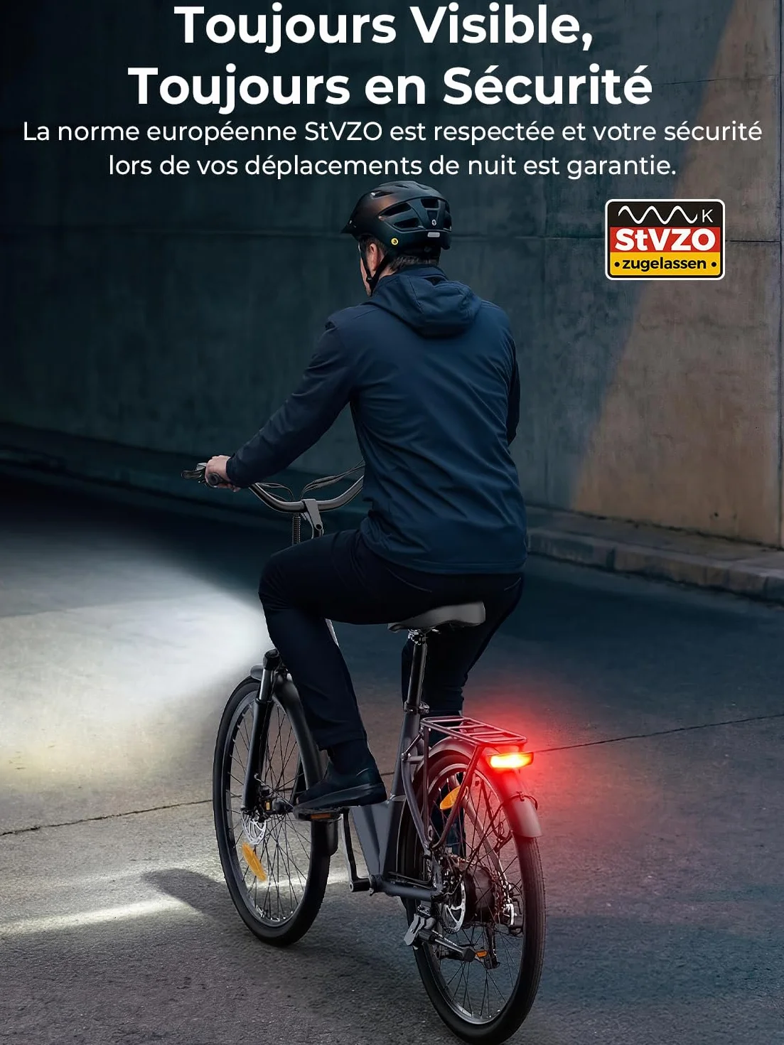 Touroll J2 St Vélo Électrique Autonomie 100KM Moteur 250W 45Nm Batterie Amovible 561Wh 26" VTT Trekking Adulte E-Bike Urbain