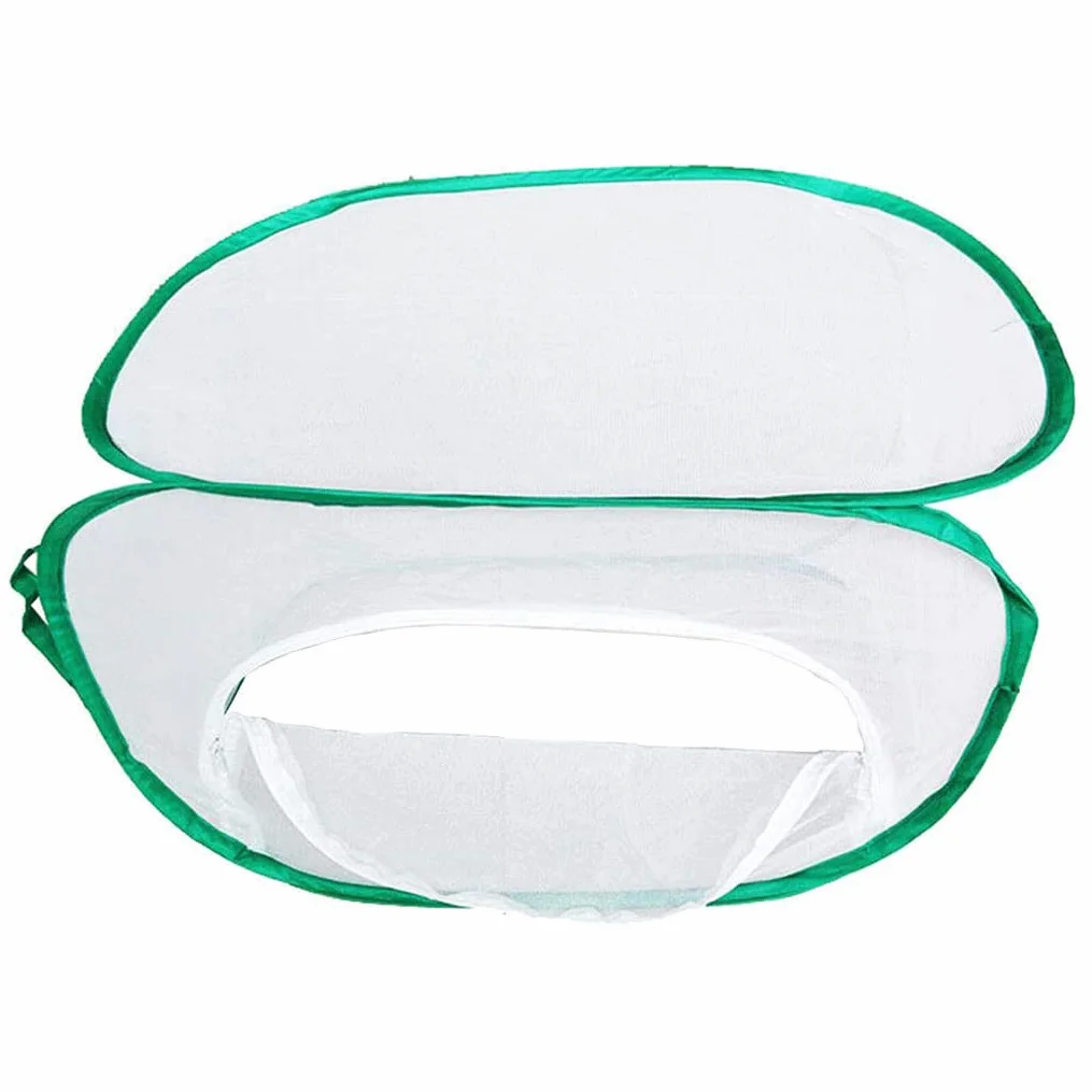 Habitat de Papillon Pliable Bug Catcher Insectes Cage de Plante Terrarium Pop-up pour Enfants Vert Grande Taille 40x40x60cm