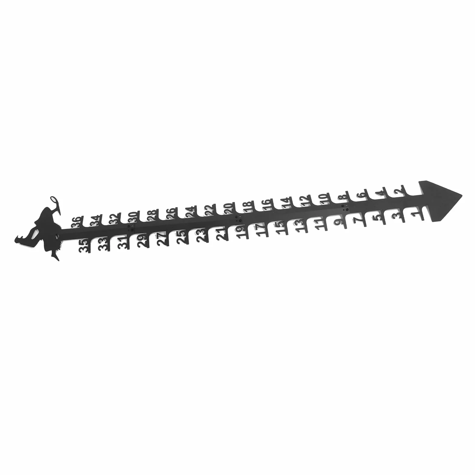 Règle de Neige en Fer pour Mesure de Profondeur, Facile à Installer, Idéale pour Noël
