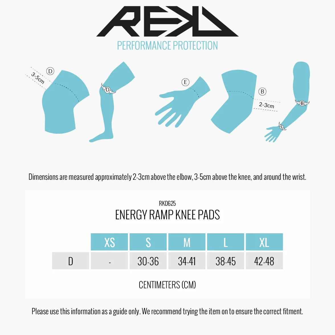 Rekd Energy Ramp Knee Pads Genouillères Mixte