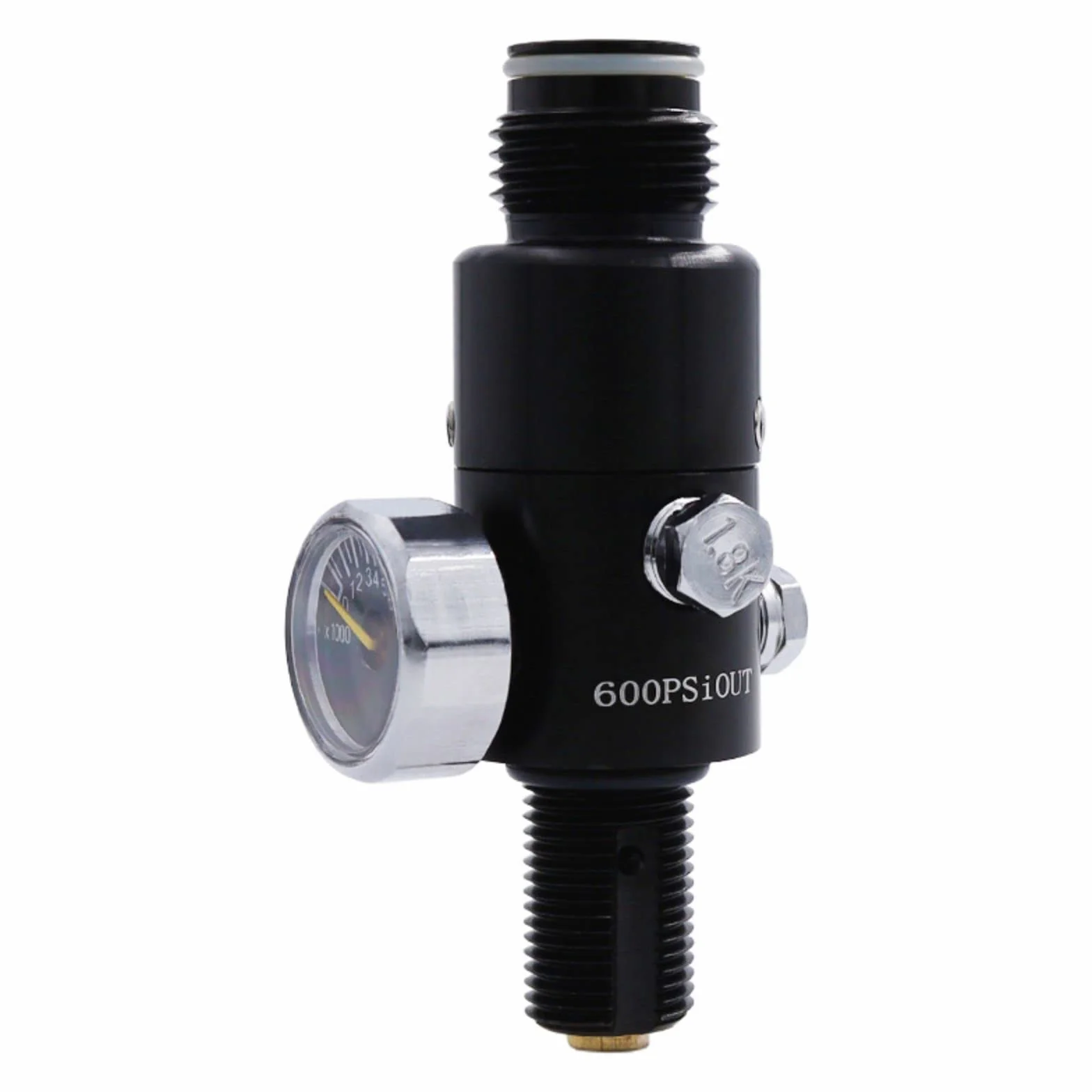 TUXING Régulateur et manomètre 4500 PSI pour Bouteille d'air comprimé de Paintball, en Aluminium Durable, Compatible avec Les Bouteilles d'air comprimé PCP, CO2 et Azote