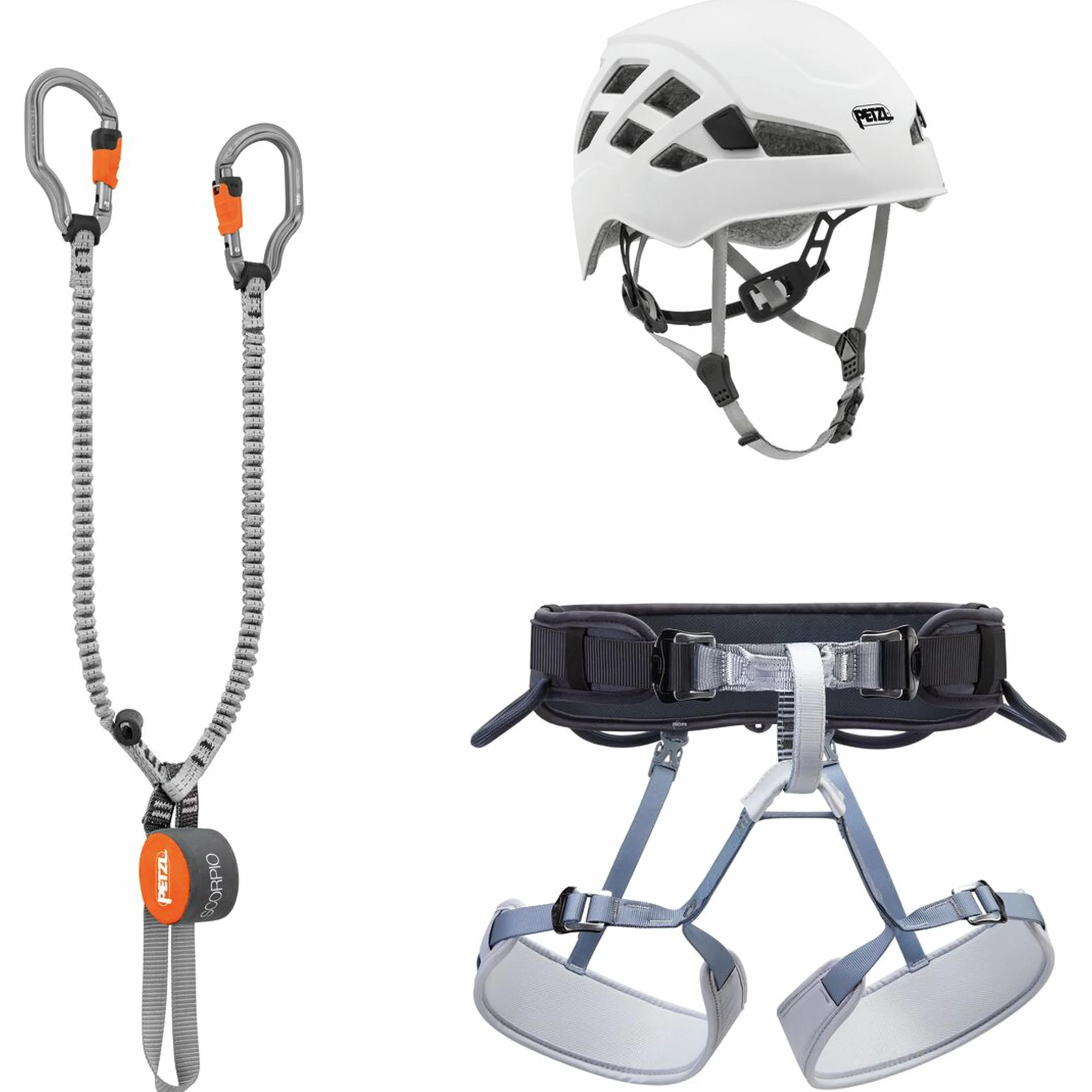 PETZL Kit VIA FERRATA VERTIGO S2 pour adultes, avec format pratique, solution polyvalente