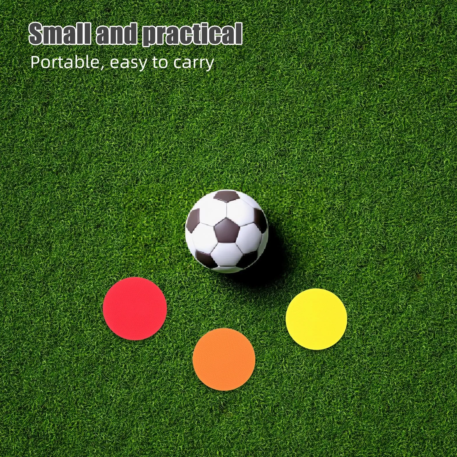 Lot de 12 Disques de Marquage Colorés en Plastique pour Football et Agilité