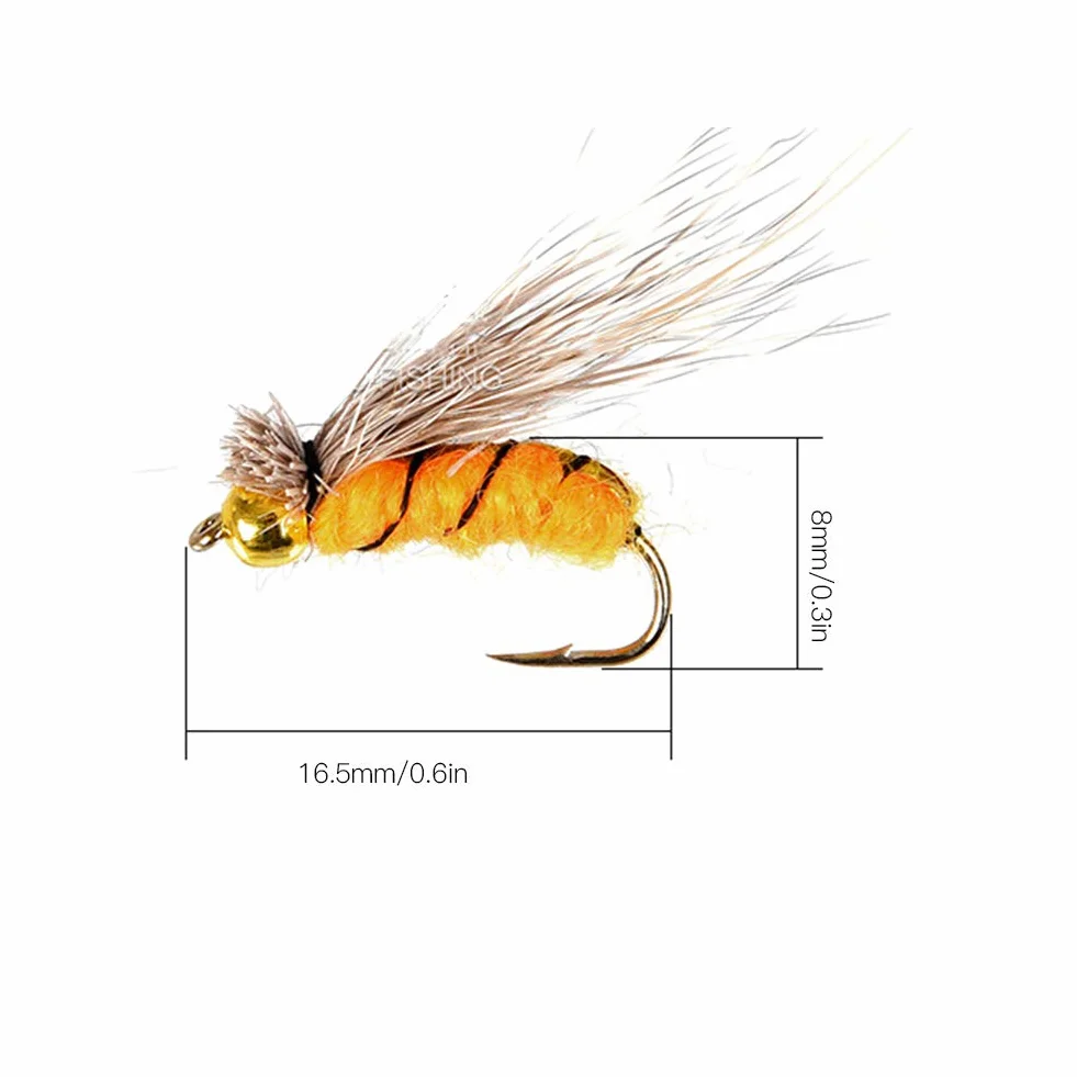 Mouches de Pêche Tenkara, 40 Pièces, Kebari, Mouches Sèches, pour Pêche à la Truite, Rivière, Ruisseau de Montagne