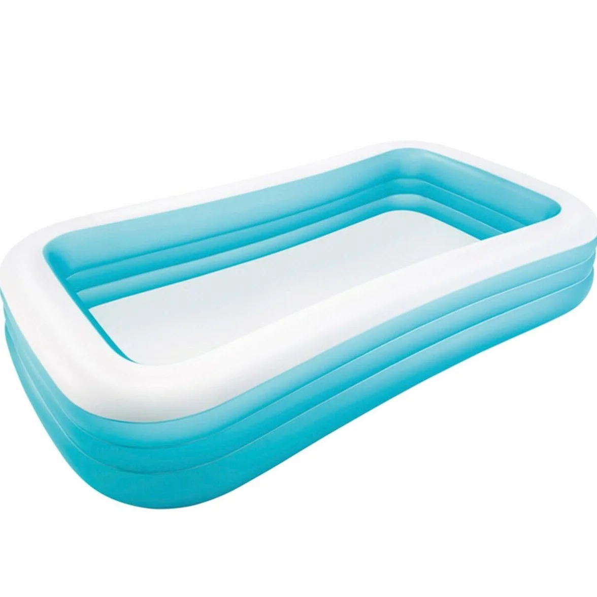 Intex Piscine Rectangulaire Givrée Bleu 305x183x56 cm