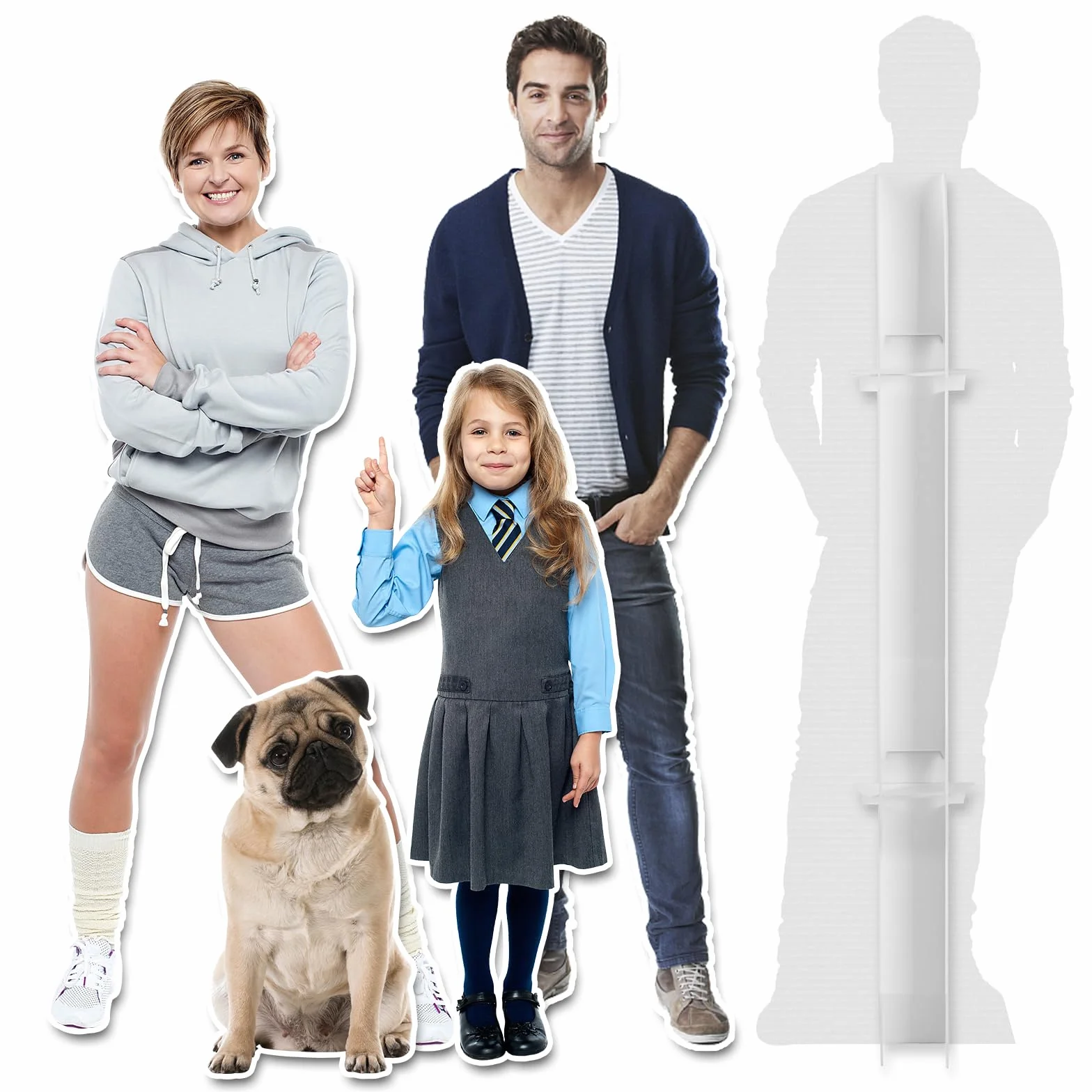 Figurine Carton Personnalisée Grandeur Nature Découpe sur Mesure Silhouette Life Size Cadeau Mariage