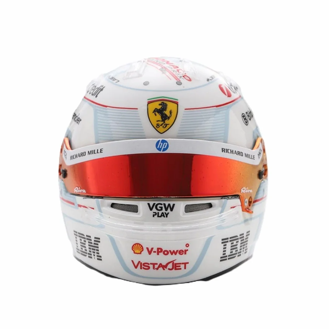 Casque Ferrari Charles Leclerc n° 16 2ème GP Monaco 1/5 LookSmart