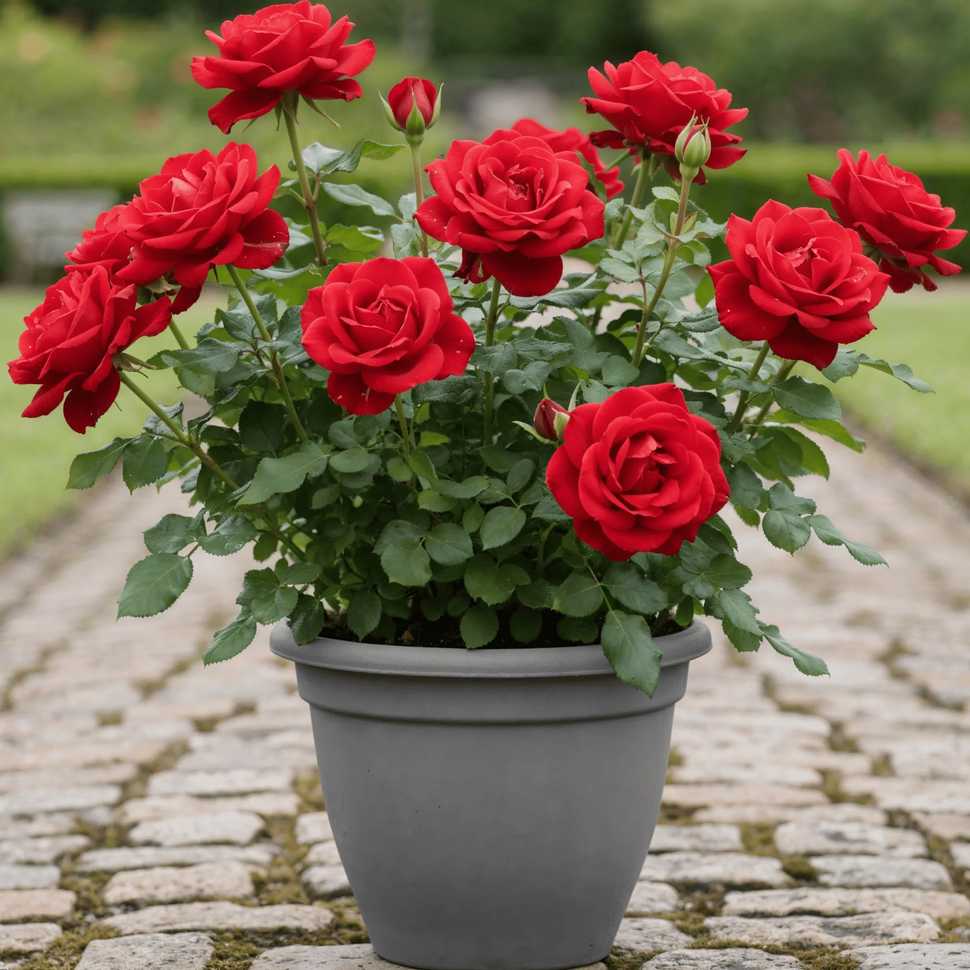 Rose Rouge - Plantes Vivaces Résistantes à Planter Extérieur - Fleurs de Hollande