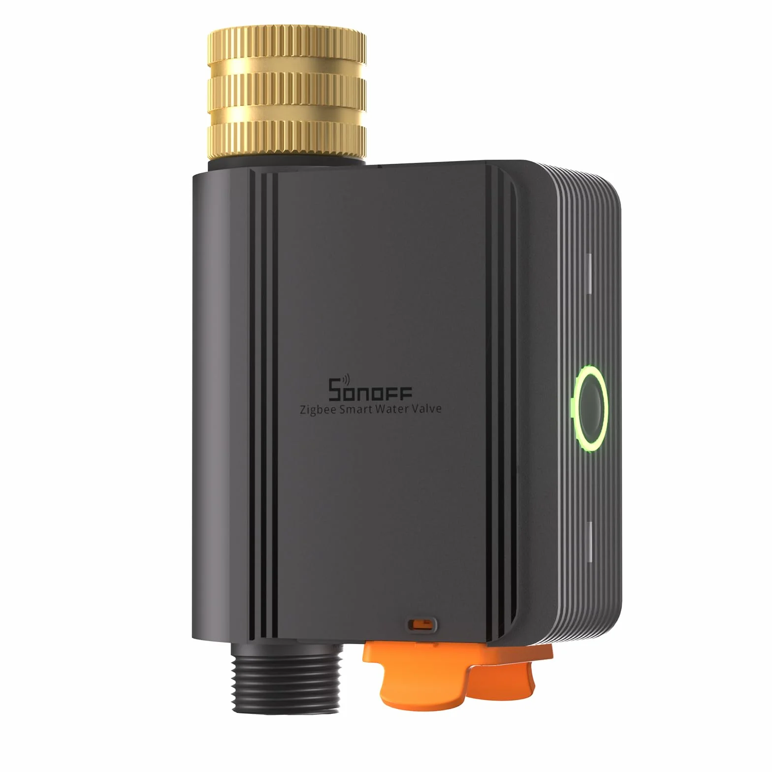 SONOFF SWV-ZFE Hydro ONE Zigbee Minuteur d'arrosage intelligent, entrée en laiton, débitmètre, compatible Alexa