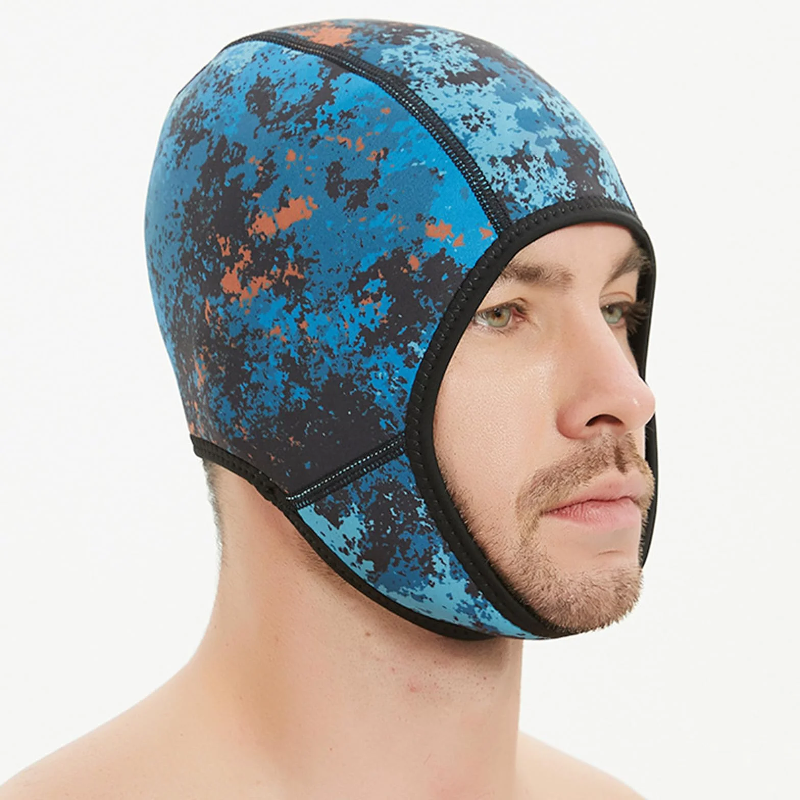 TOOYFUL Capuche De Plongée 2 Mm en Néoprène, Plongée Casquette, Surf Cap, Cagoules De Plongée pour Combinaison De Plongée, Bonnet De Surf, Bonnet De Bain pour Femme, Homme, Surf, Canoë, Voile, Noir