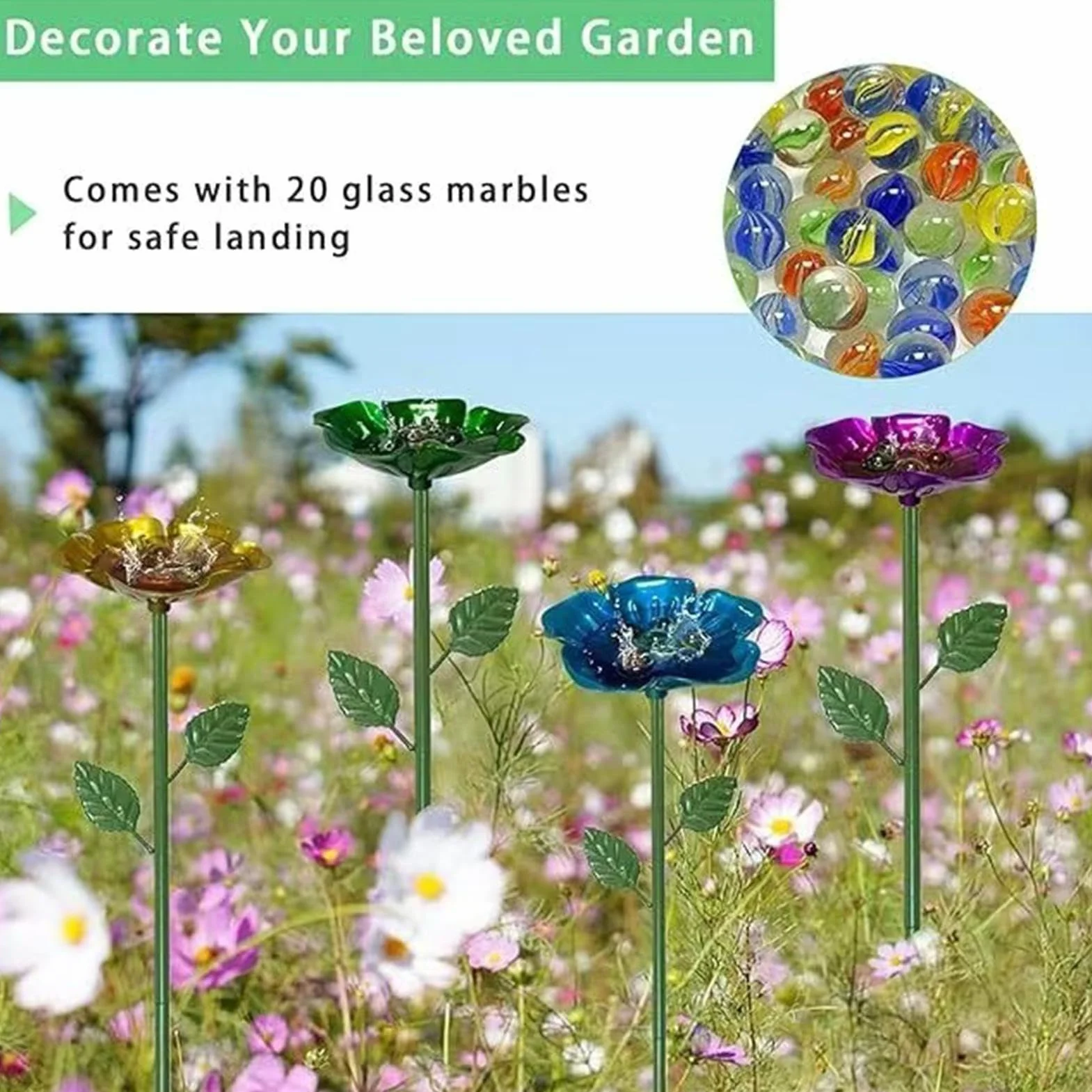 Abreuvoir à Abeilles en Métal Lot de 4 Bassins Extérieur pour Papillons et Abeilles Jardin Balcon