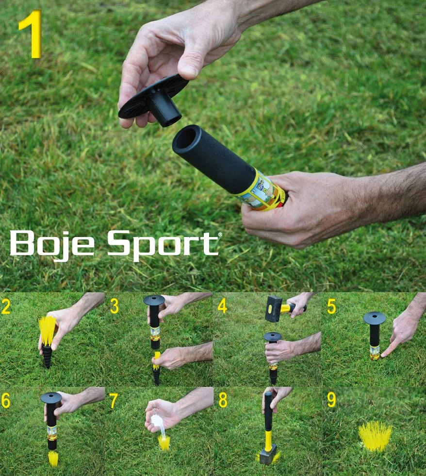 Plifix 25 repères pour Terrain de Sport, Rouge