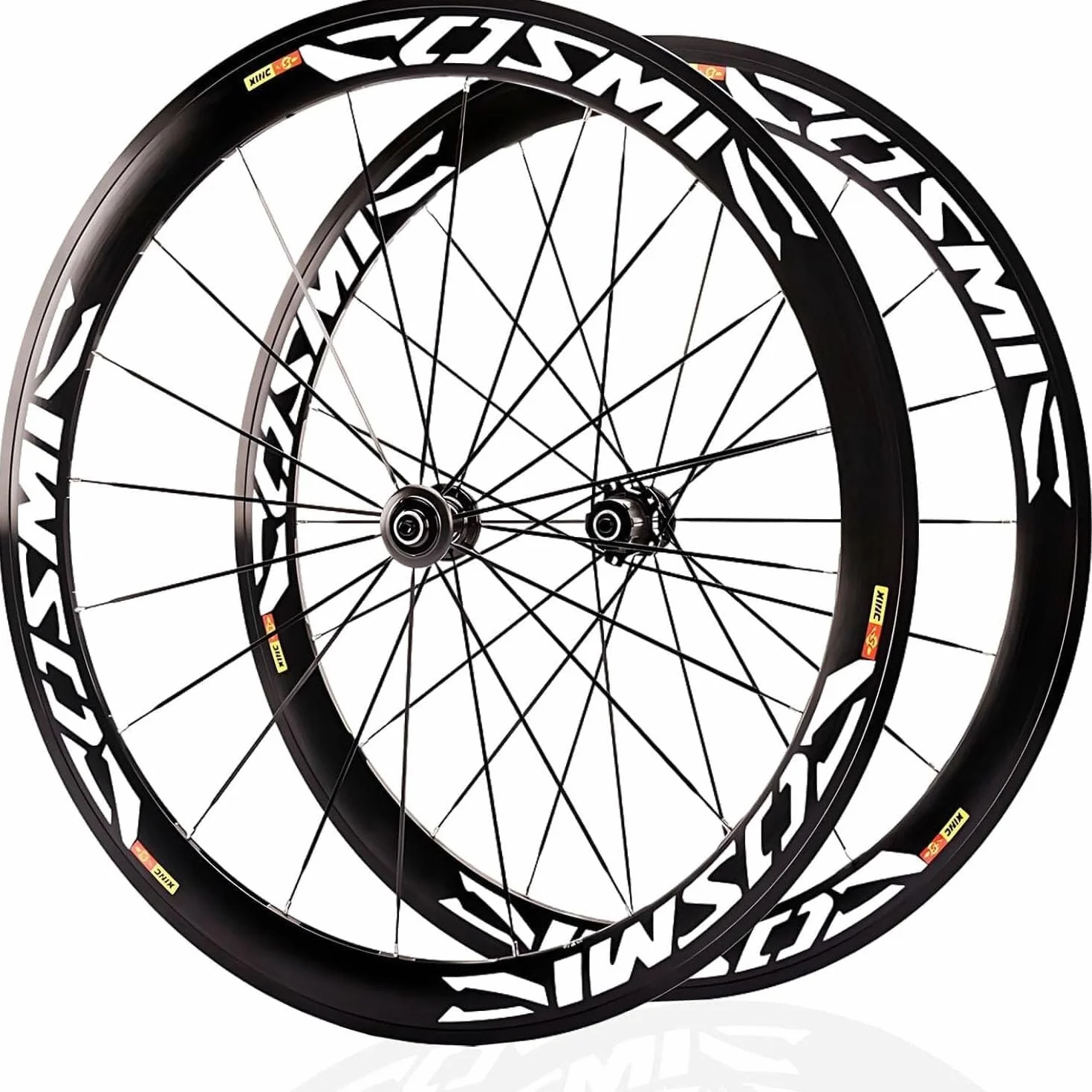 Roues de vélo de route 700C alliage d'aluminium 40/50 mm frein à disque dégagement rapide moyeu 20H
