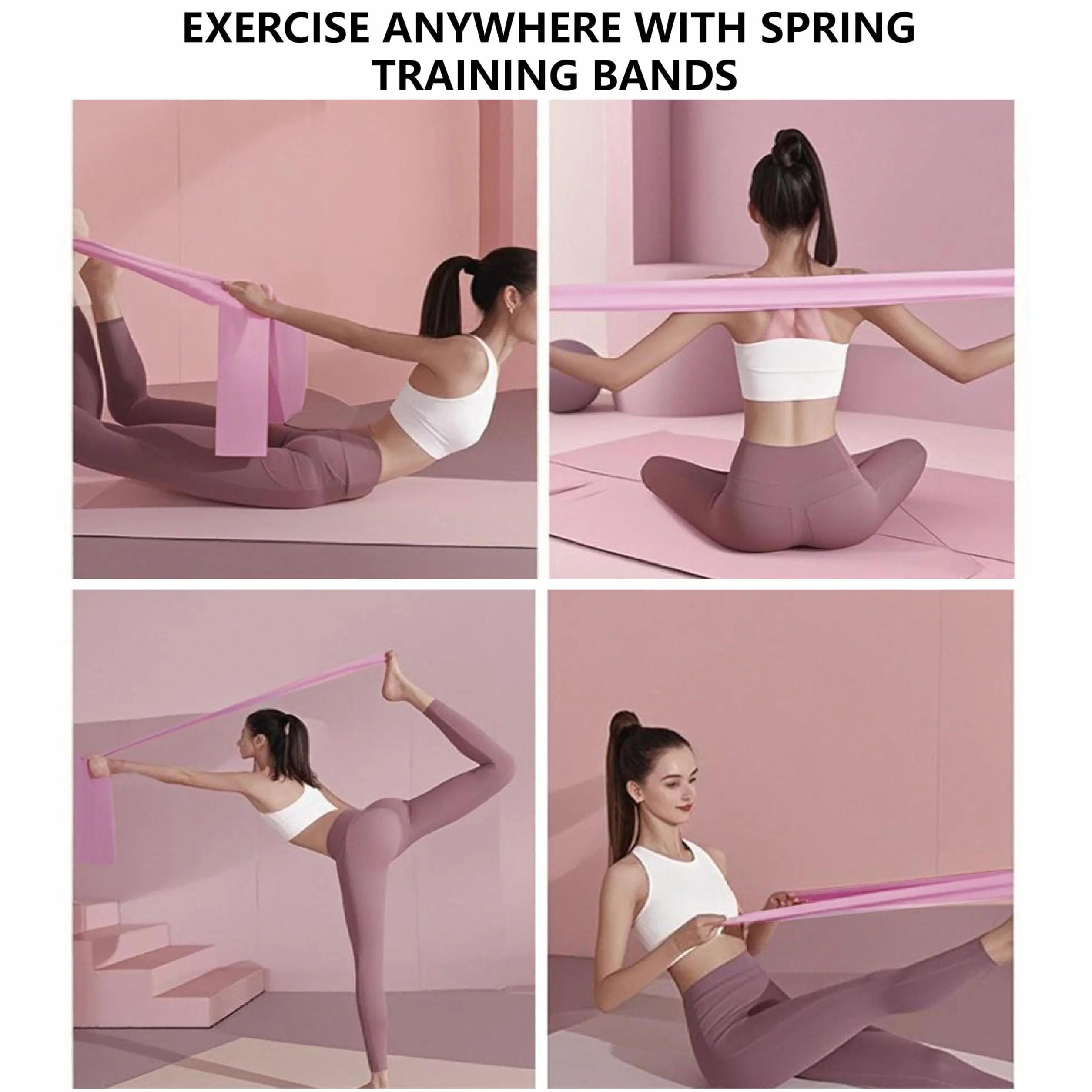 MAOMUN 6 Brique Yoga Brique De Yoga avec Elastique Musculation et Sangle, Antidérapants Ensemble Bloc Block Bloc Mousse, Doux Et Légers Kit pour Equilibre Etirement Pilates