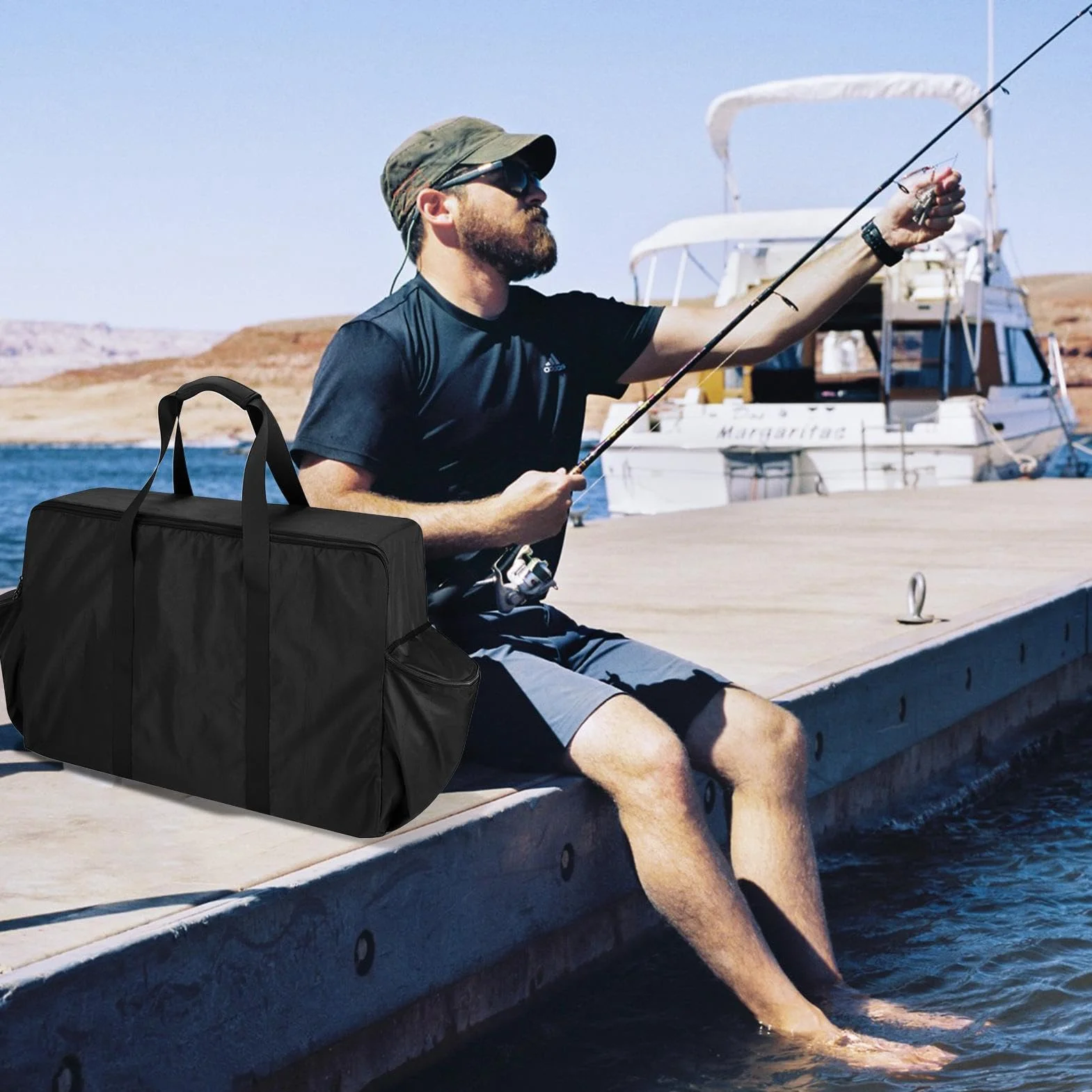 Sac de transport pour réchaud d'extérieur, rangement portable pour outils de barbecue, organisateur d'équipements de protection, porte-ustensiles de gril, petit réservoir accessoires, pliable pour