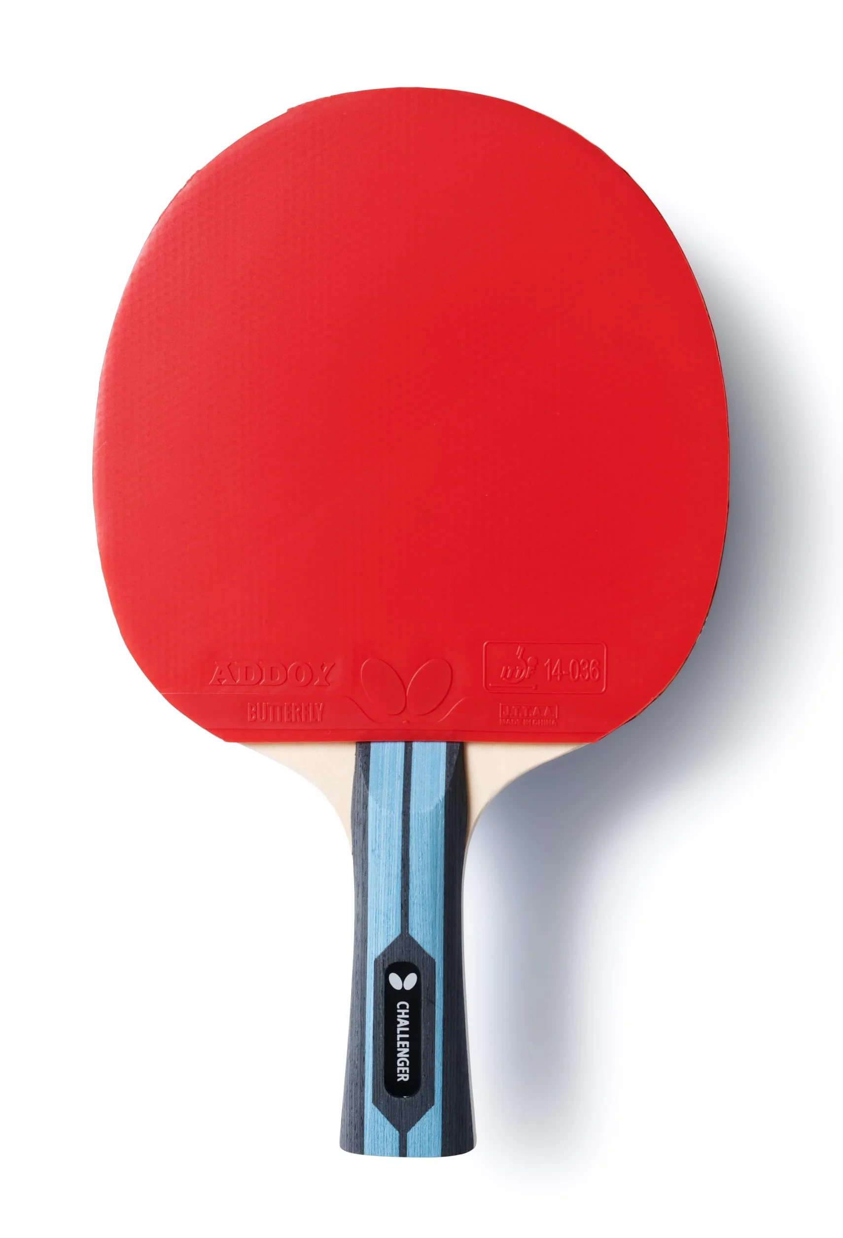 Raquette de Tennis de Table Team Butterfly | Raquette de Tennis de Table Professionnelle pour débutants et confirmés avec Homologation ITTF pour Les compétitions